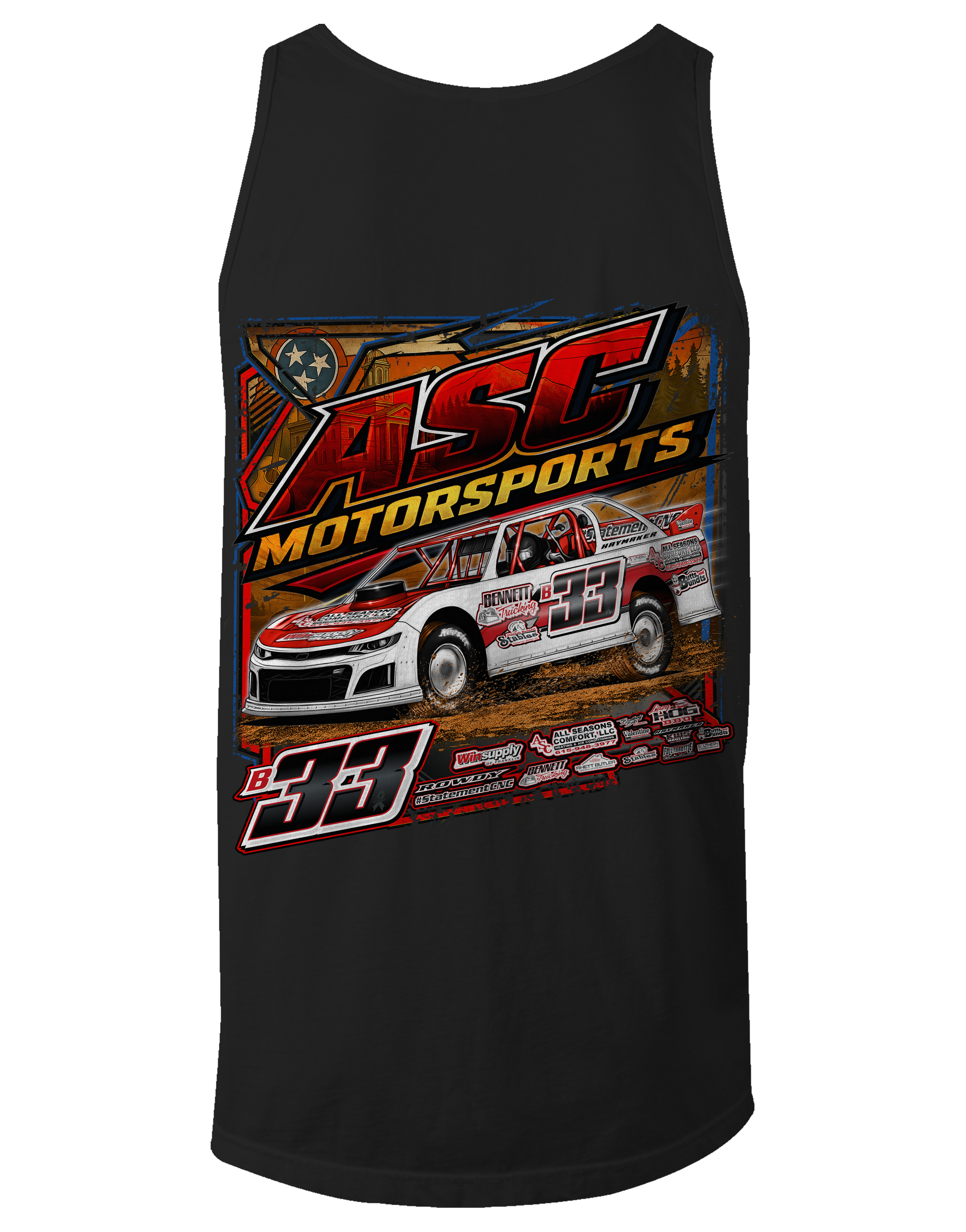 ASC Motorsports Tank Tops – Black Acid Apparel