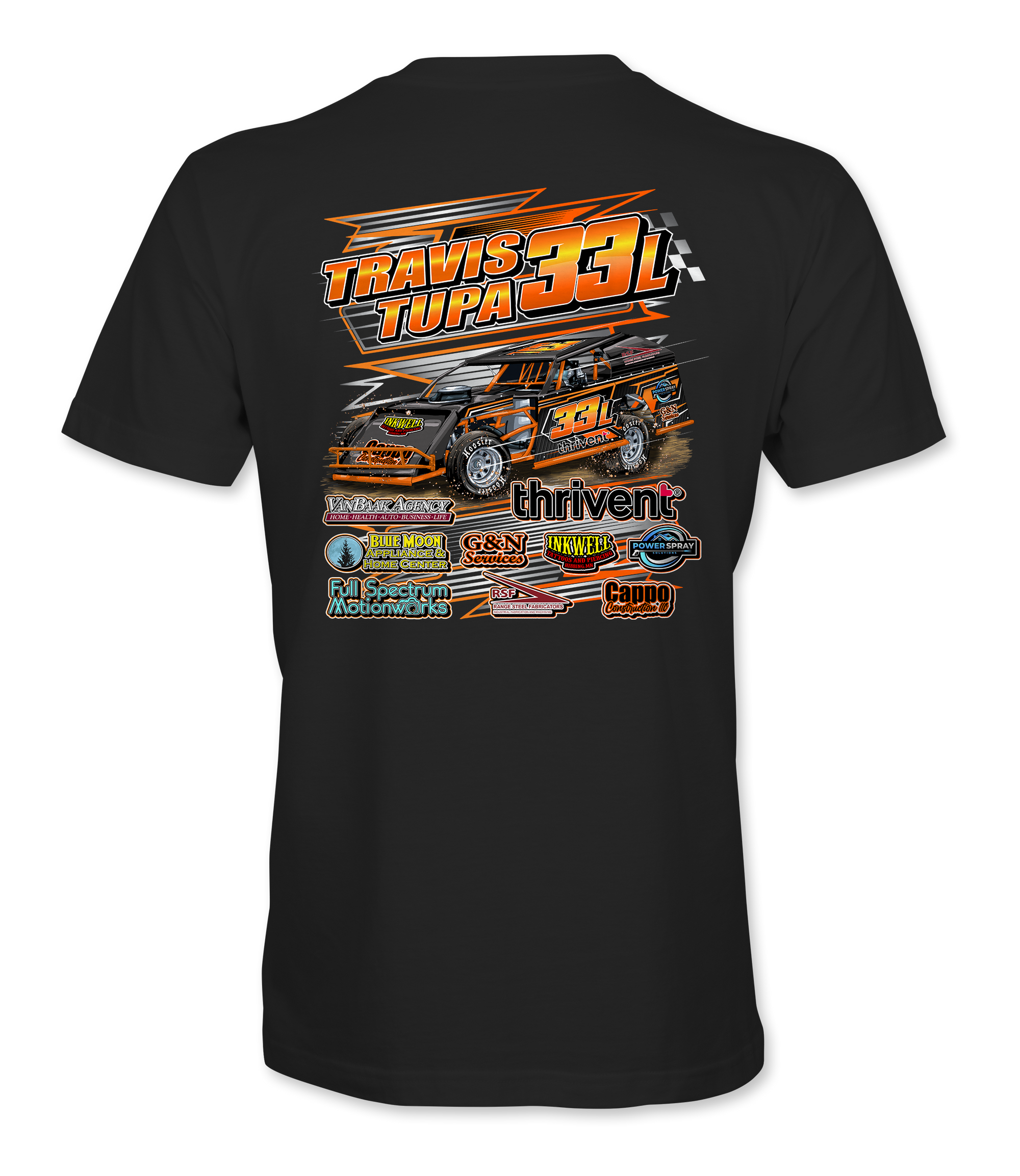 Travis Tupa T-Shirts Black Acid Apparel
