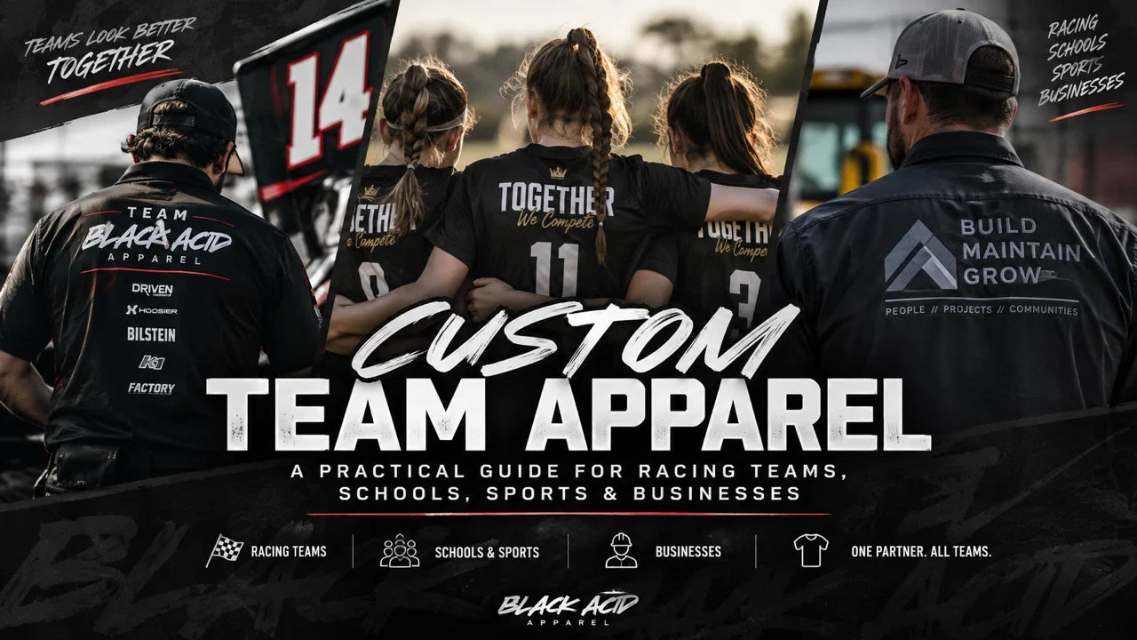 Custom Team Apparel Guide | Black Acid Apparel