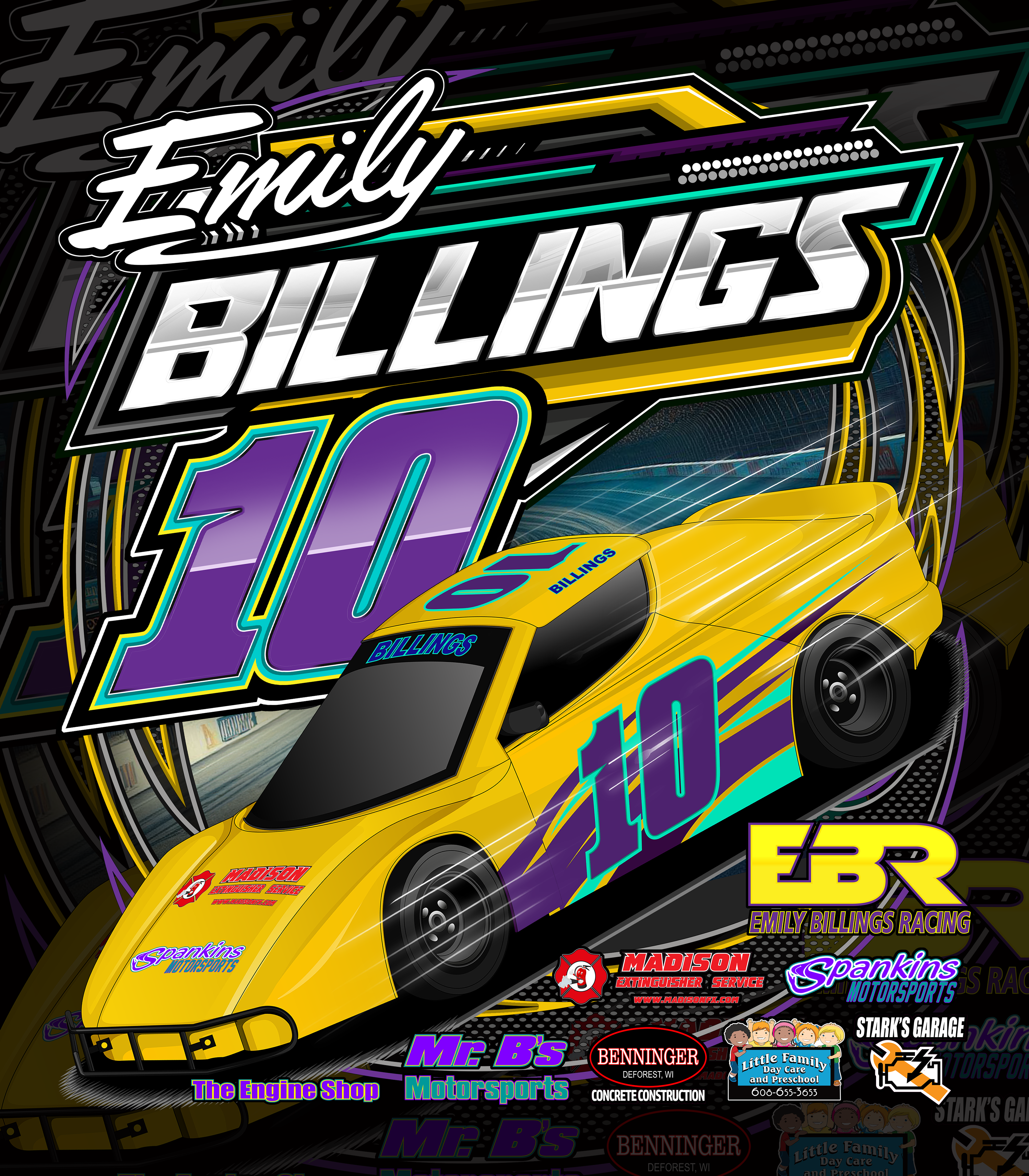 Emily Billings Racing – Black Acid Apparel