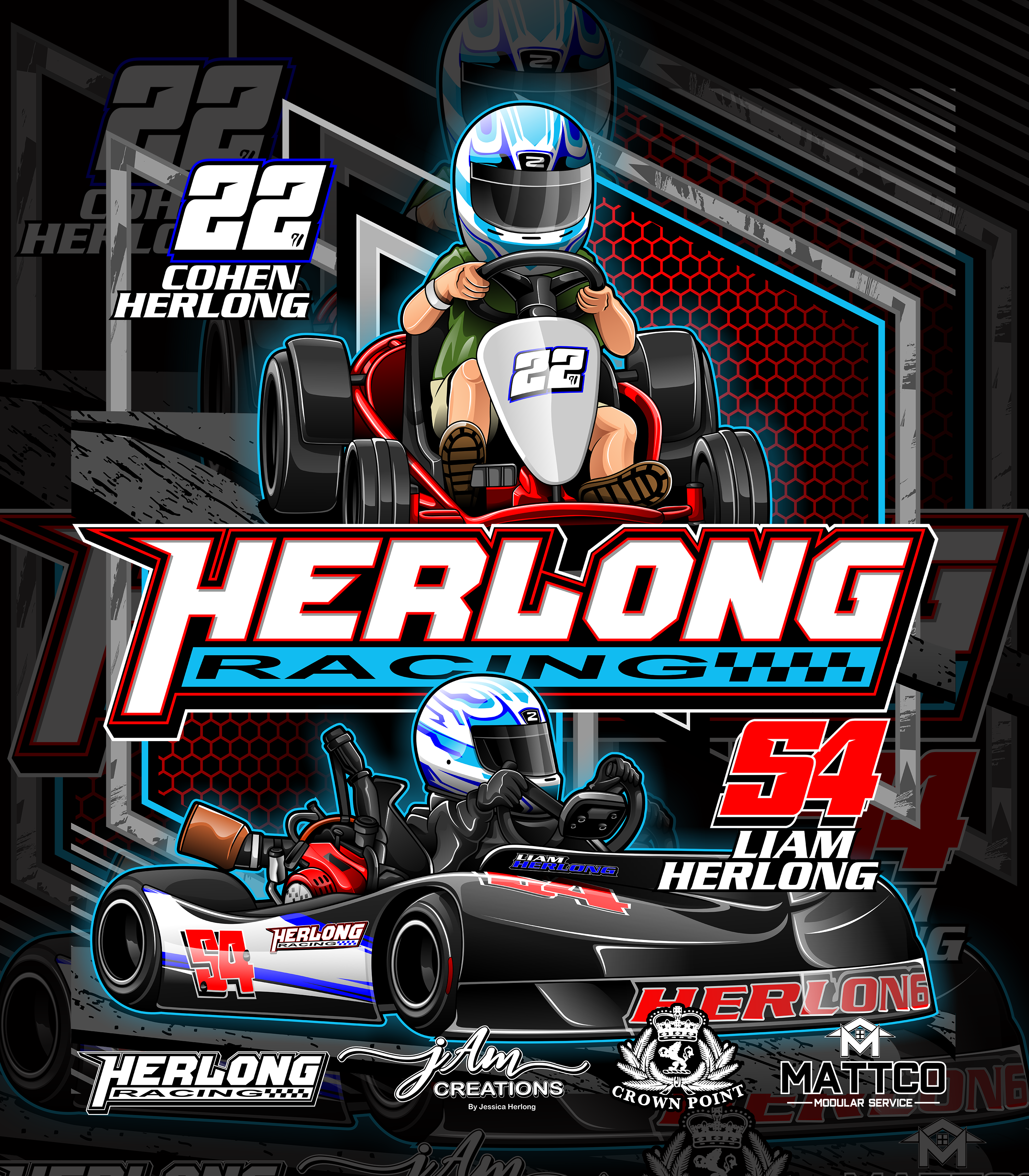 Herlong Racing – Black Acid Apparel