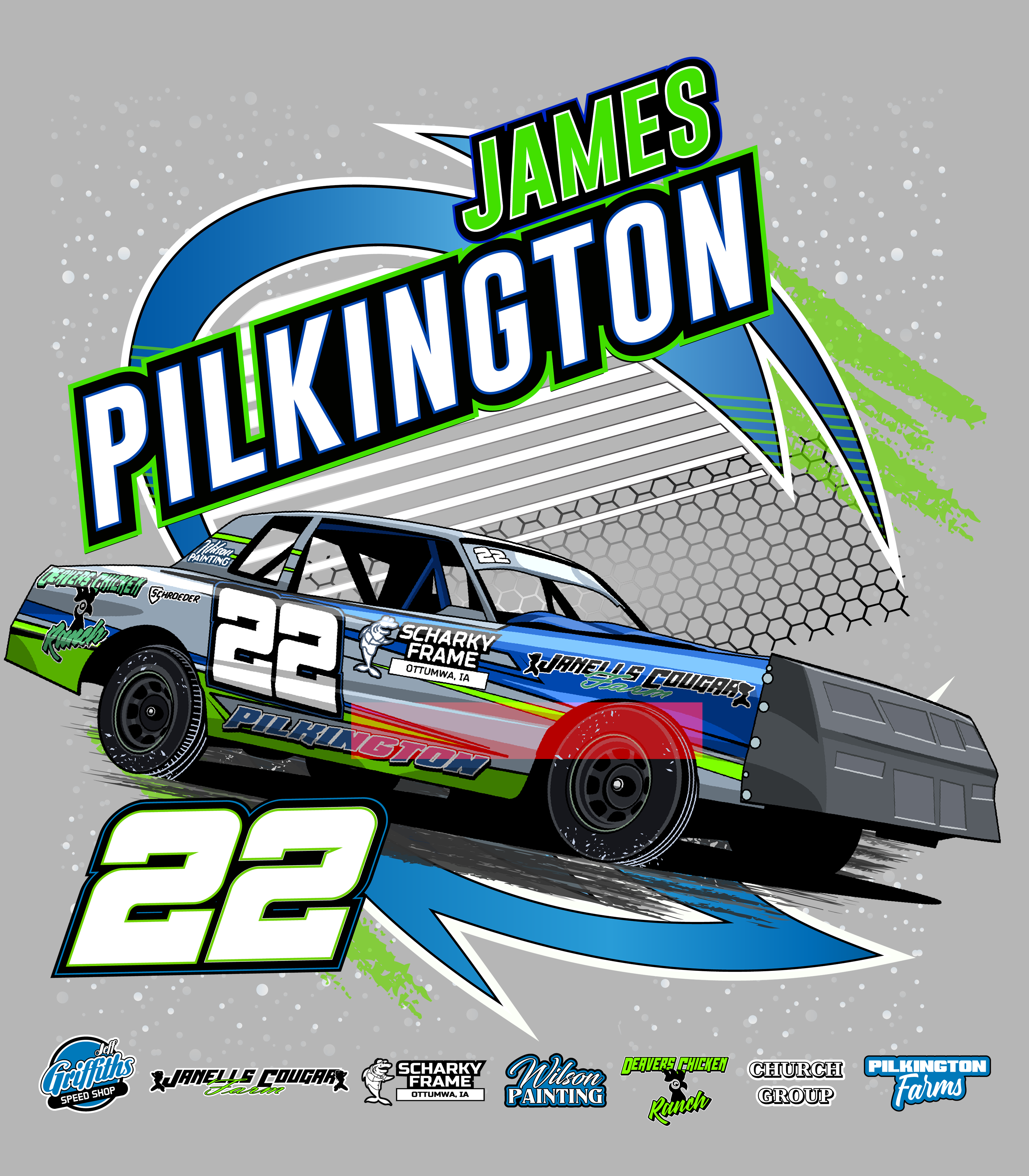 James Pilkington Black Acid Apparel