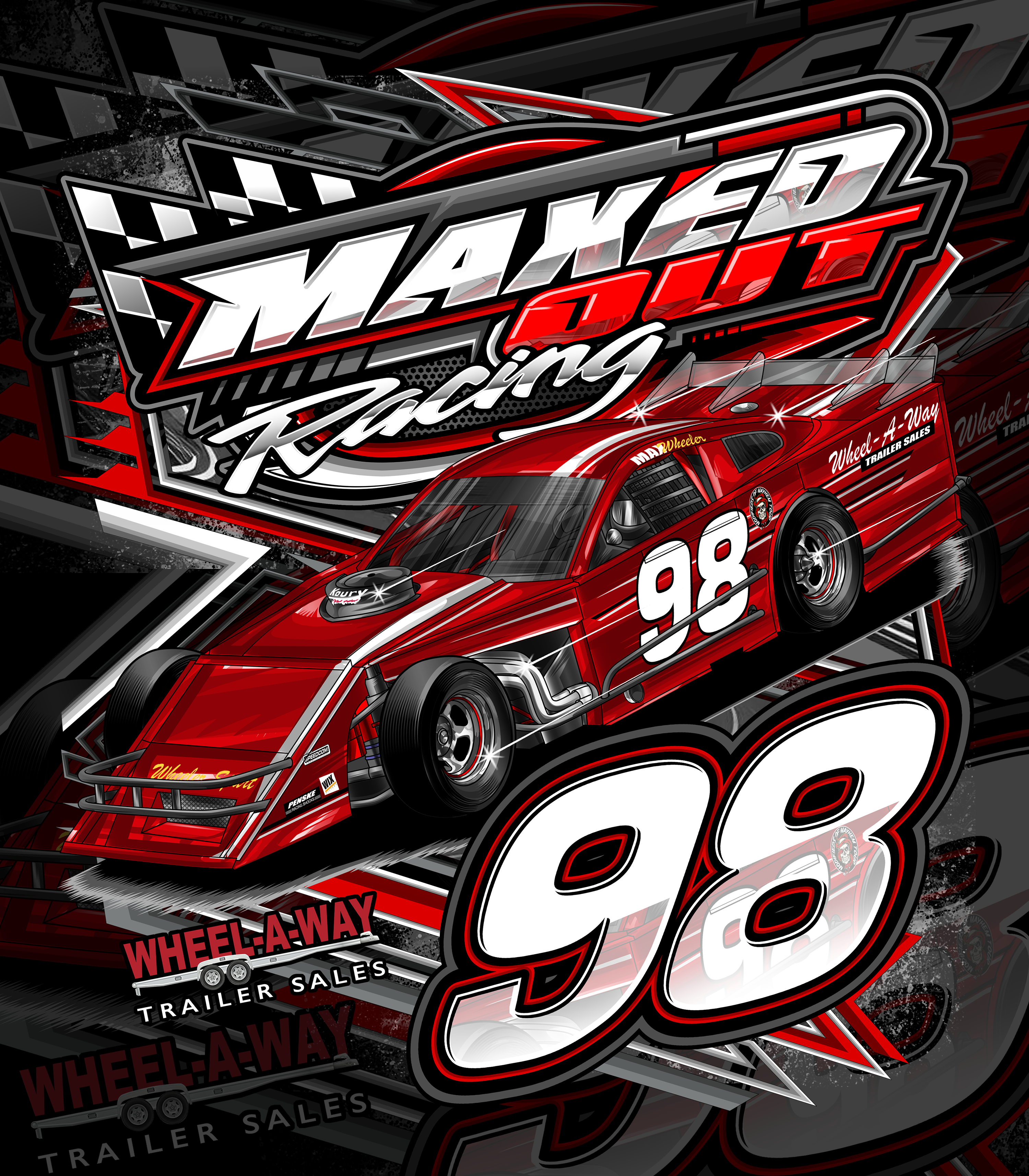 Max Wheeler Maxed Out Racing 2026 – Black Acid Apparel