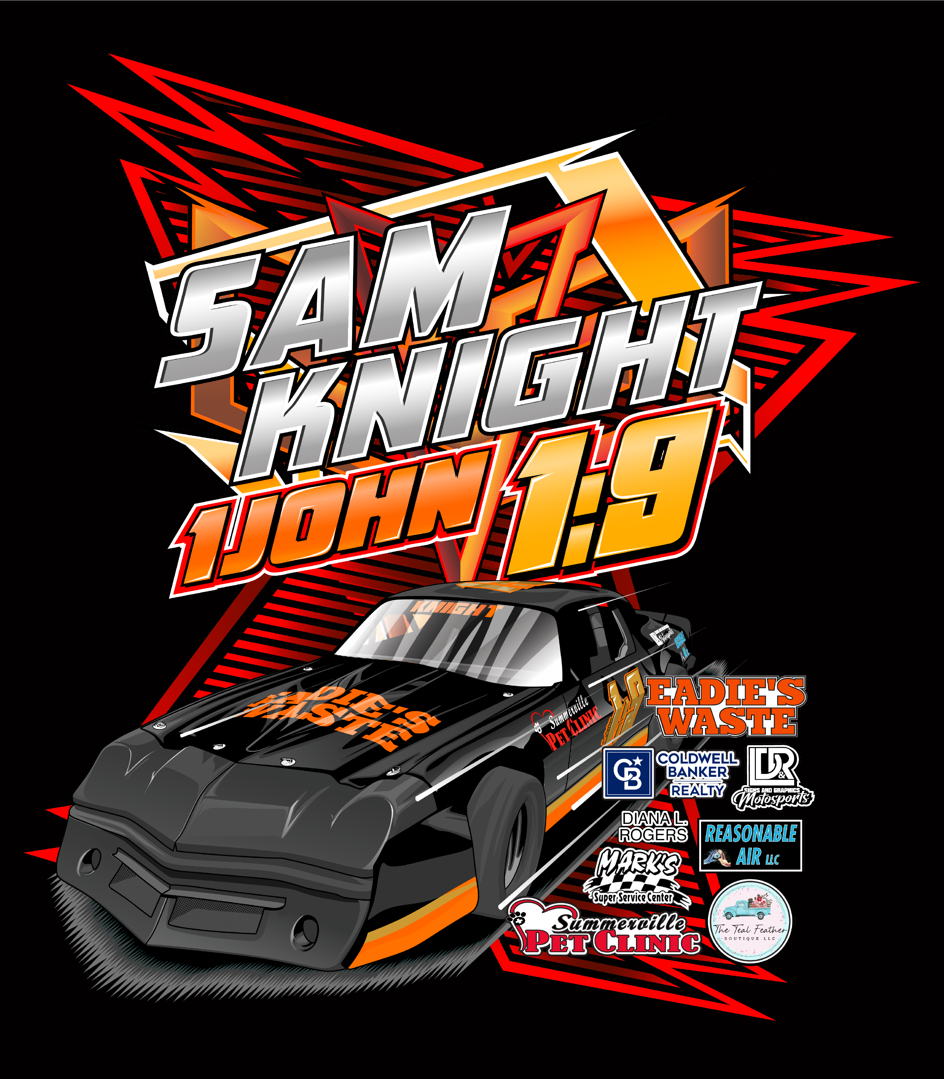 Sam Knight Black Acid Apparel