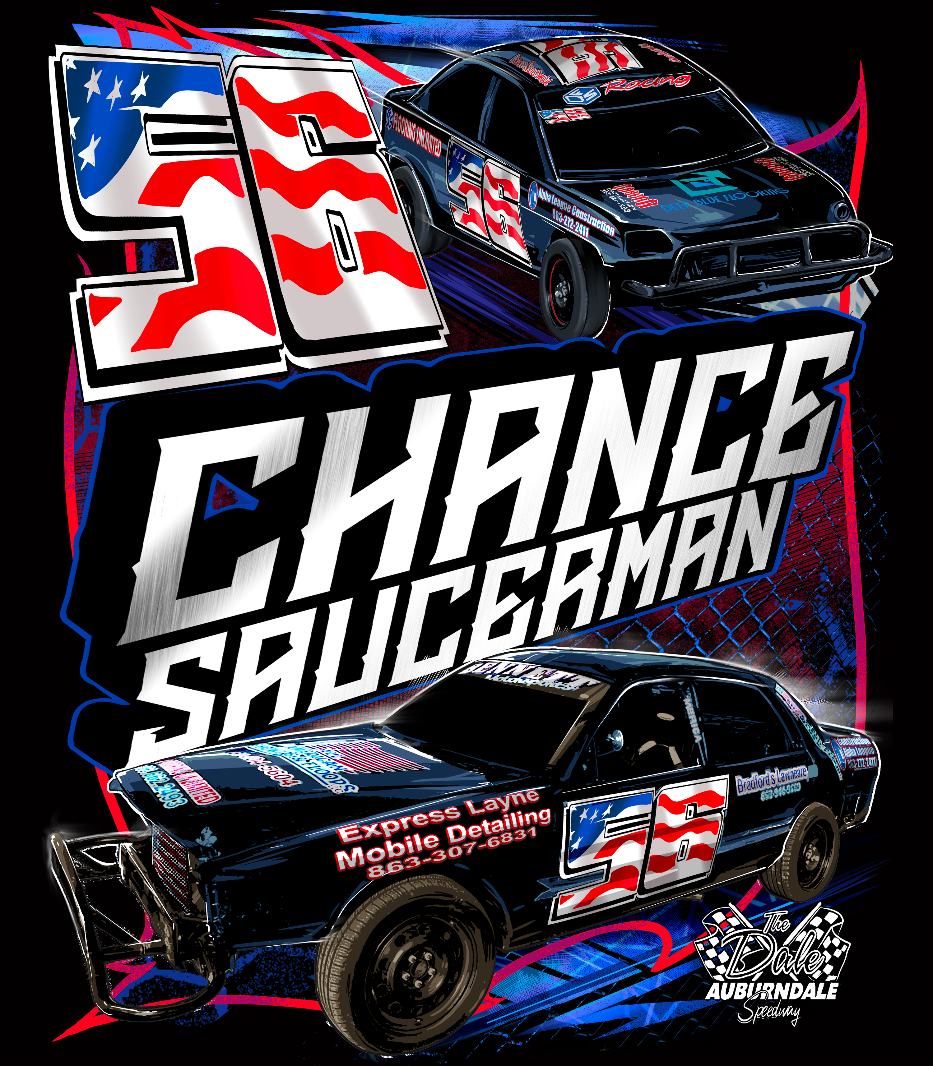 Chance Saucerman Black Acid Apparel