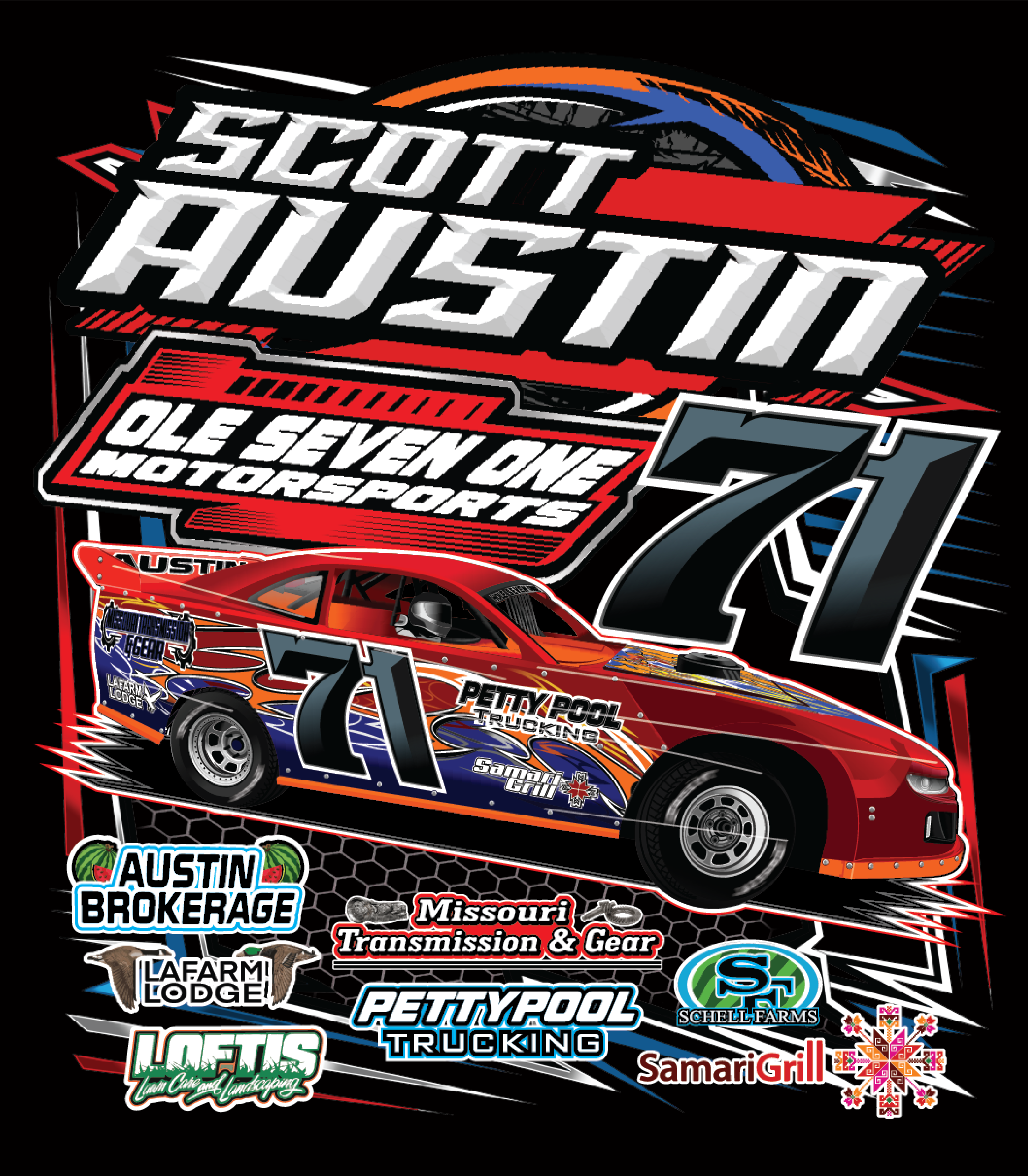 Scott Austin Black Acid Apparel