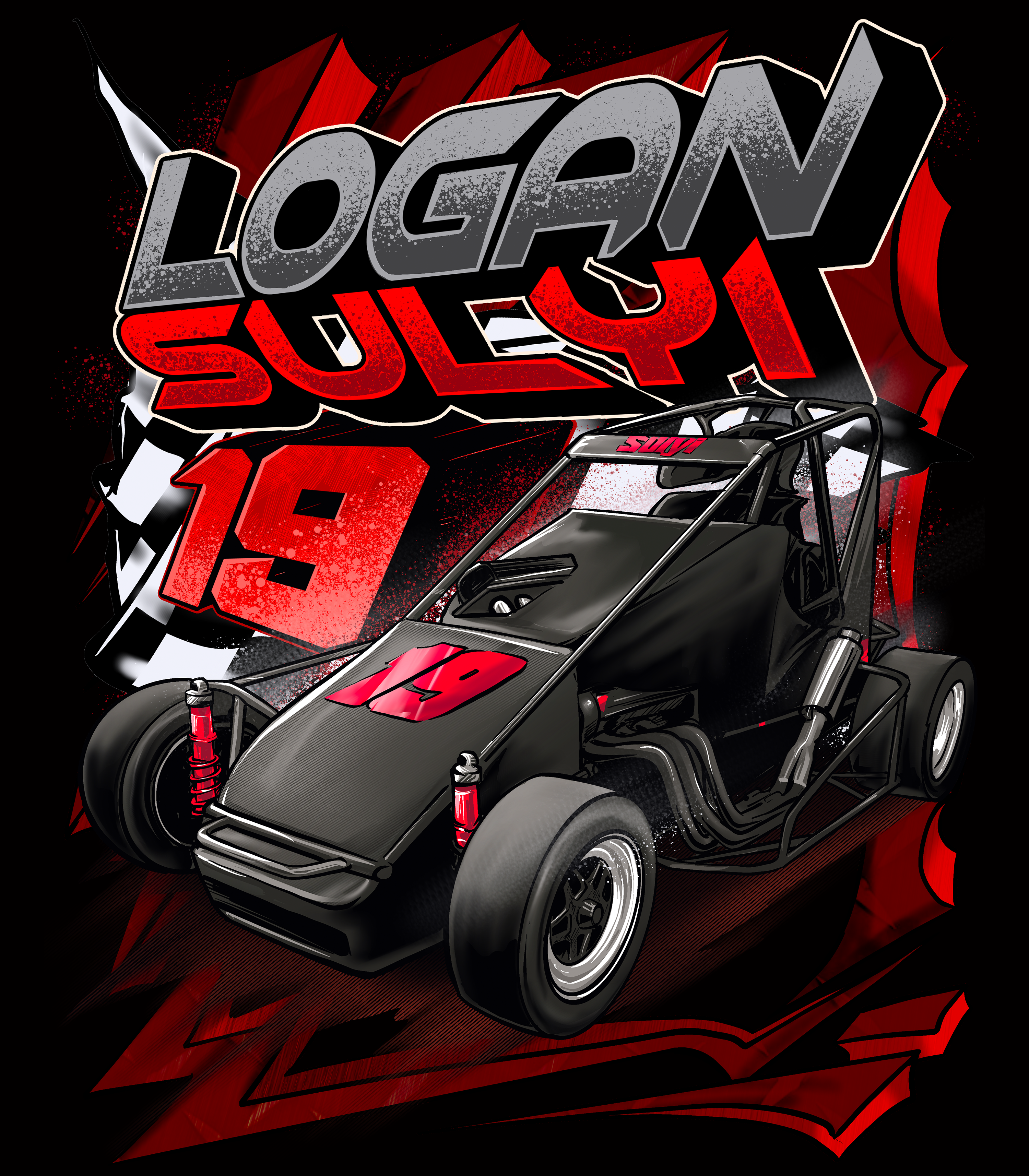 Logan Sulyi Black Acid Apparel