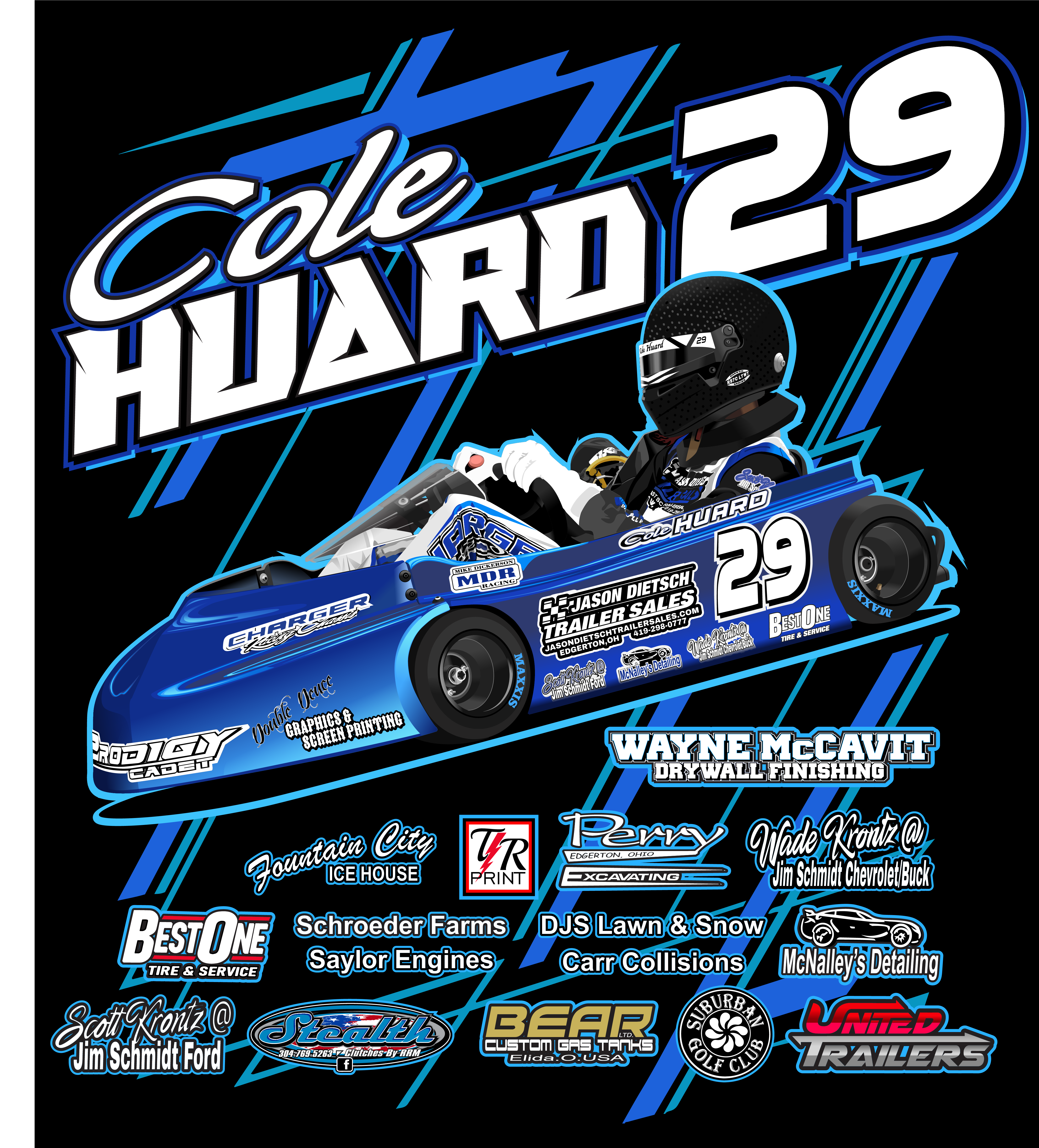 Cole Huard Black Acid Apparel