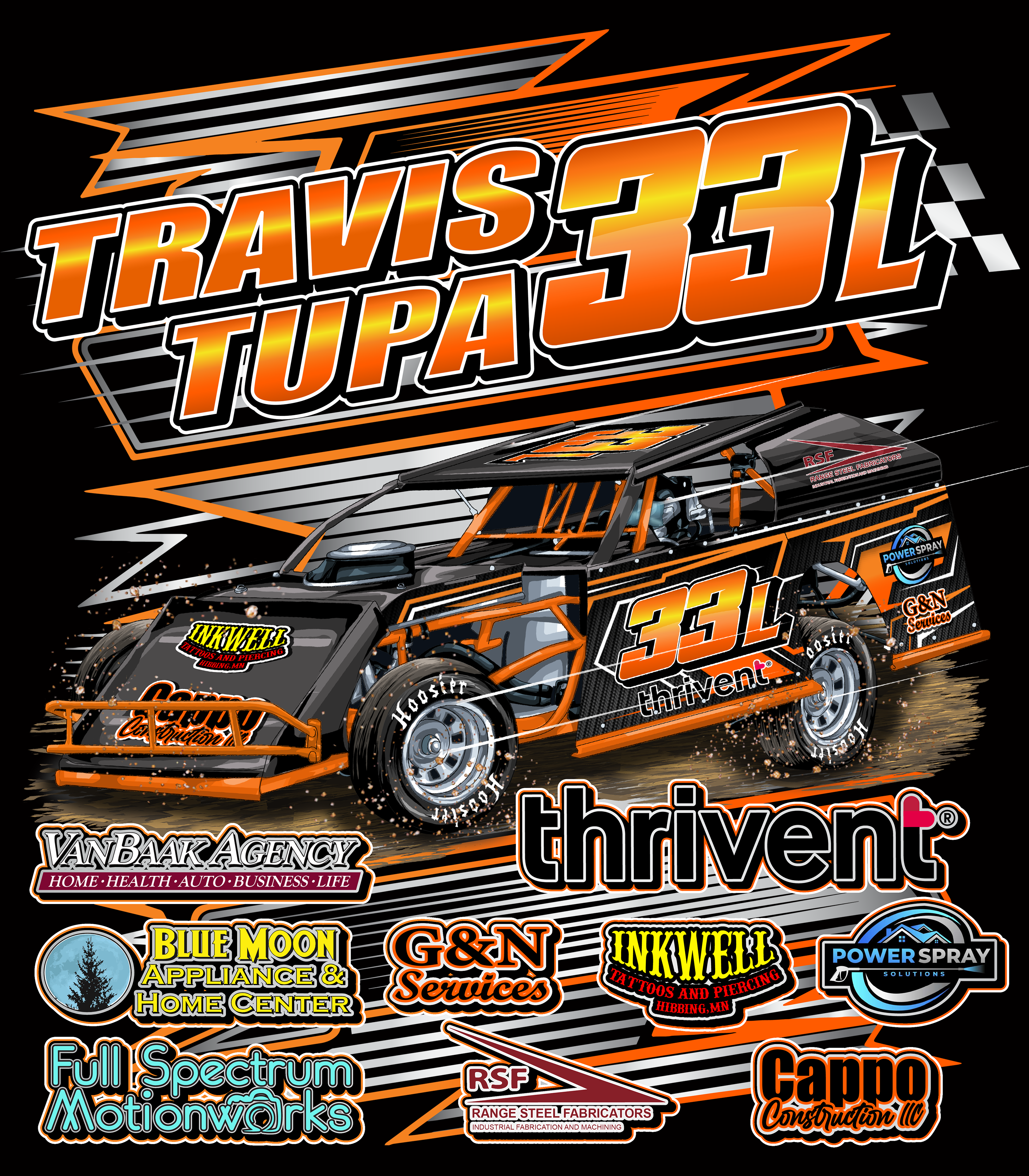 Travis Tupa Black Acid Apparel