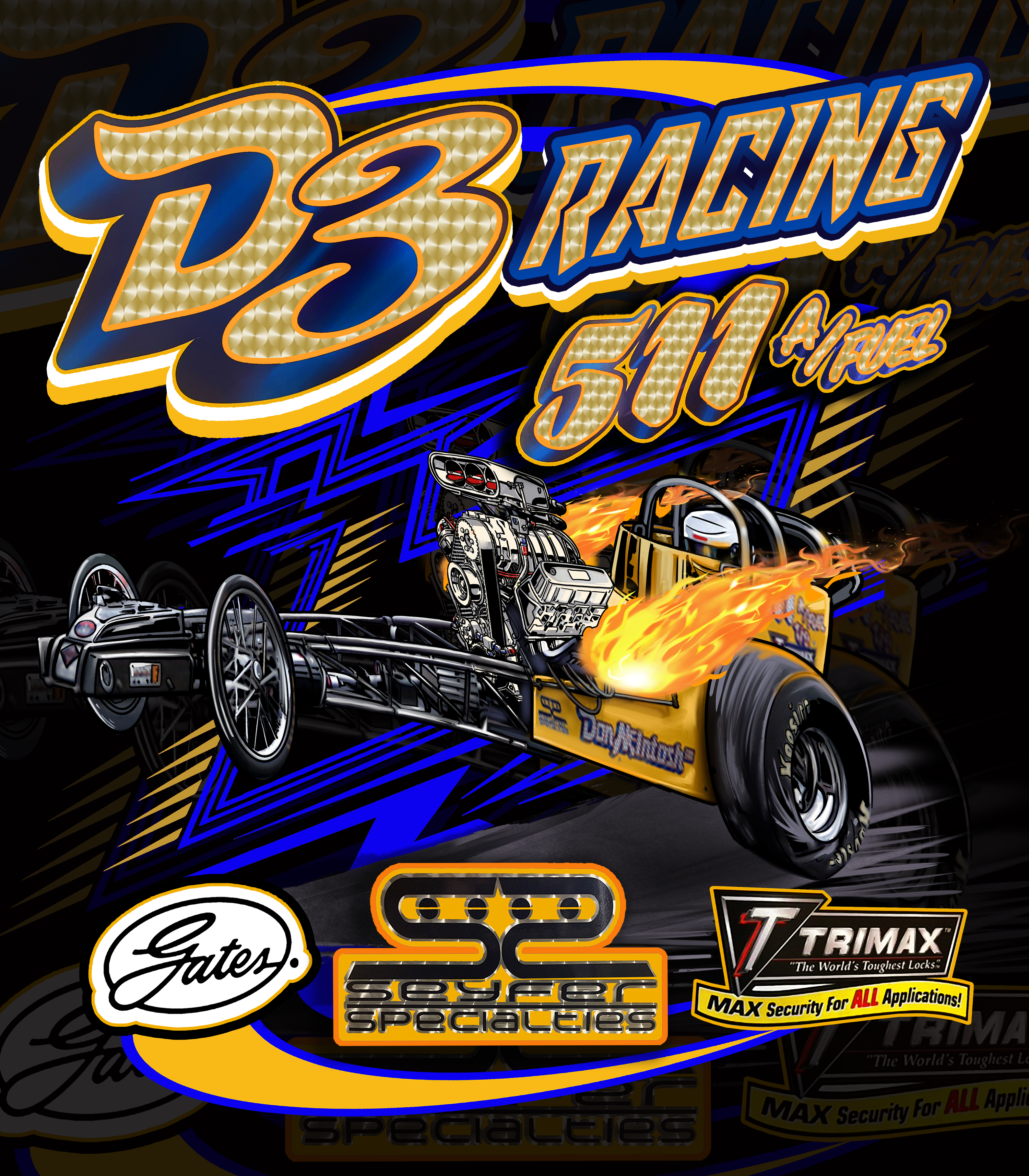D3 Racing – Black Acid Apparel