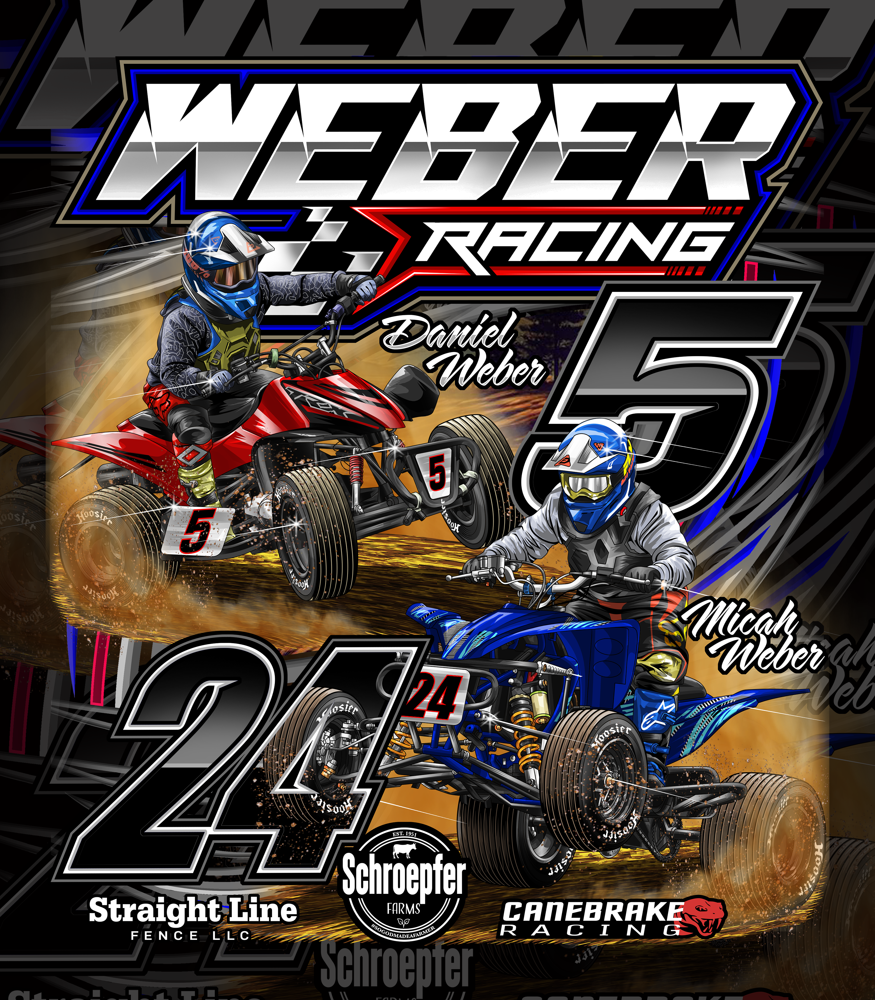 Weber Racing 2025 – Black Acid Apparel