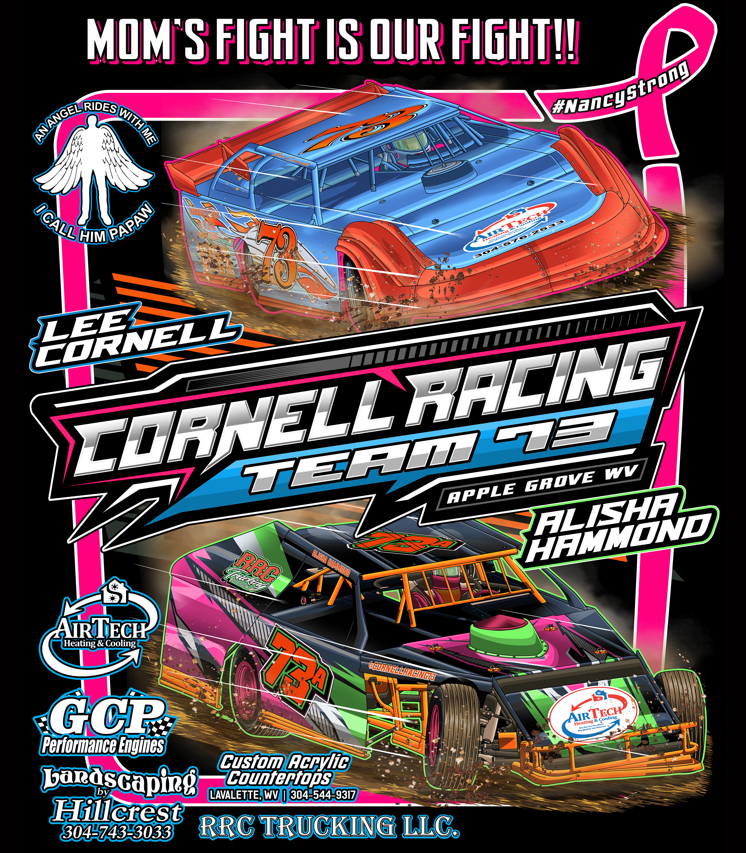 Cornell Racing Black Acid Apparel