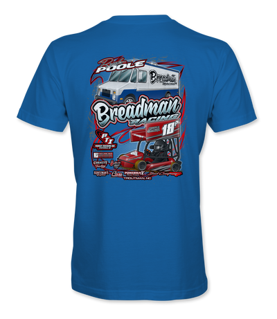 Breadman Racing T-Shirts Black Acid Apparel