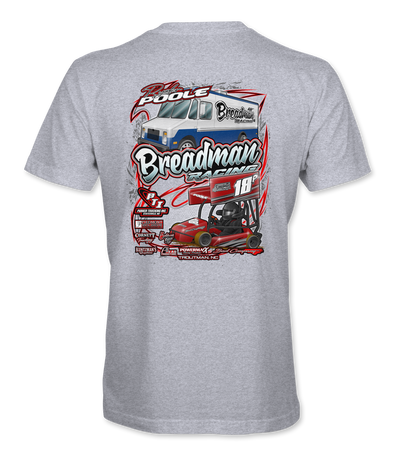 Breadman Racing T-Shirts Black Acid Apparel