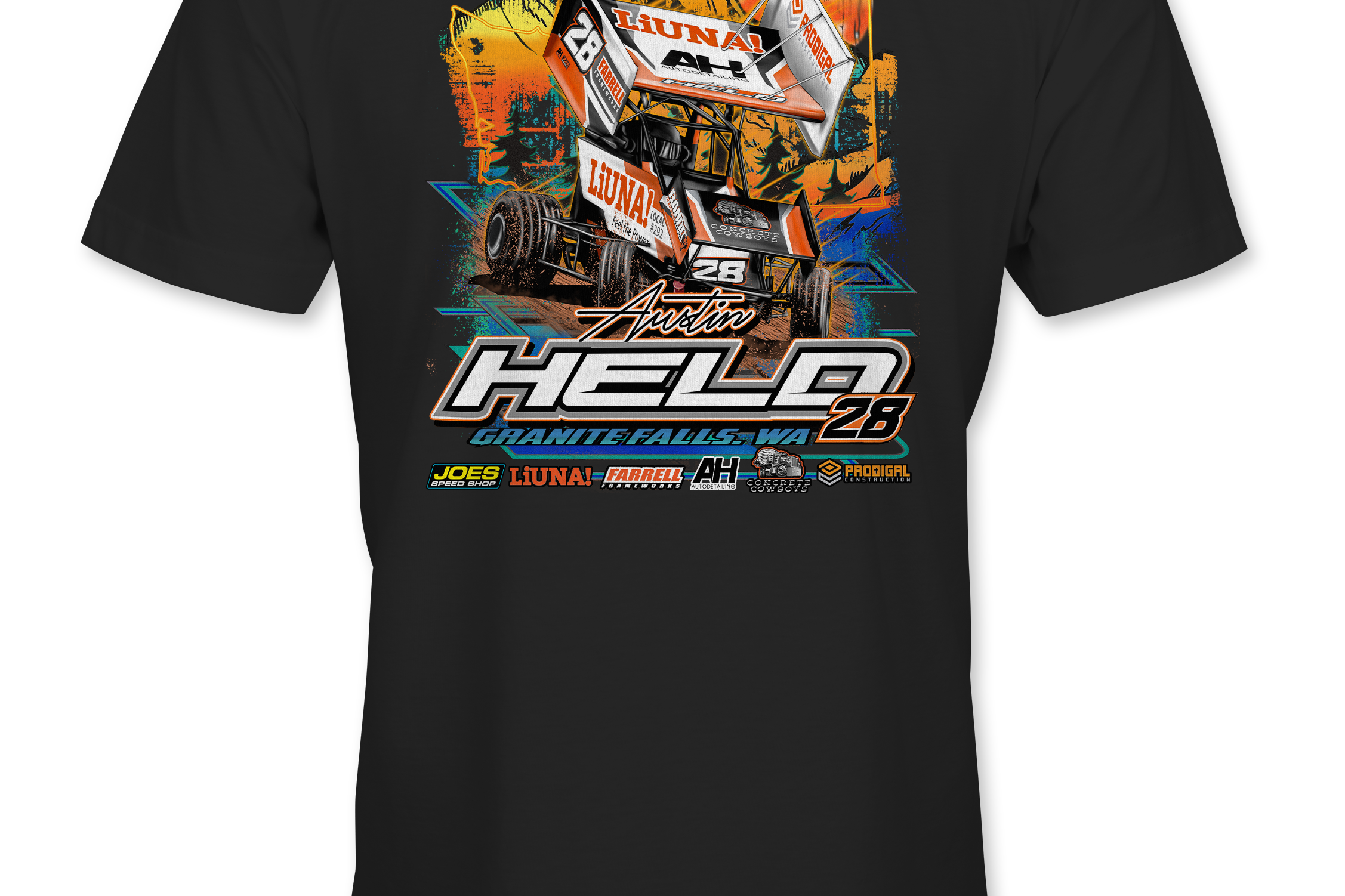 Austin Held T-Shirts Black Acid Apparel