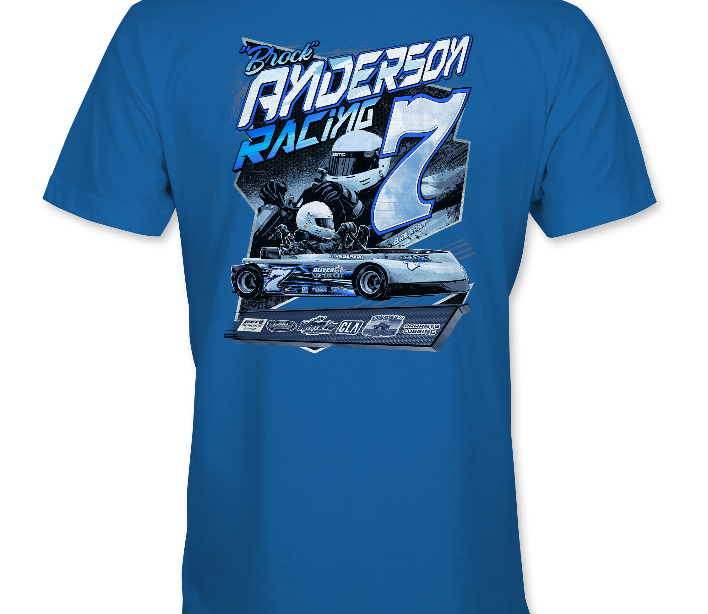 Anderson Racing T-Shirts Black Acid Apparel