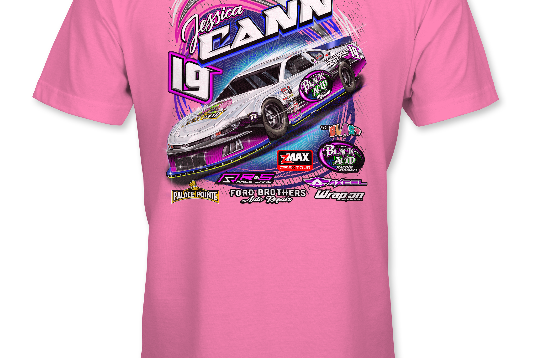 Jessica Cann 2024 T-Shirts Black Acid Apparel