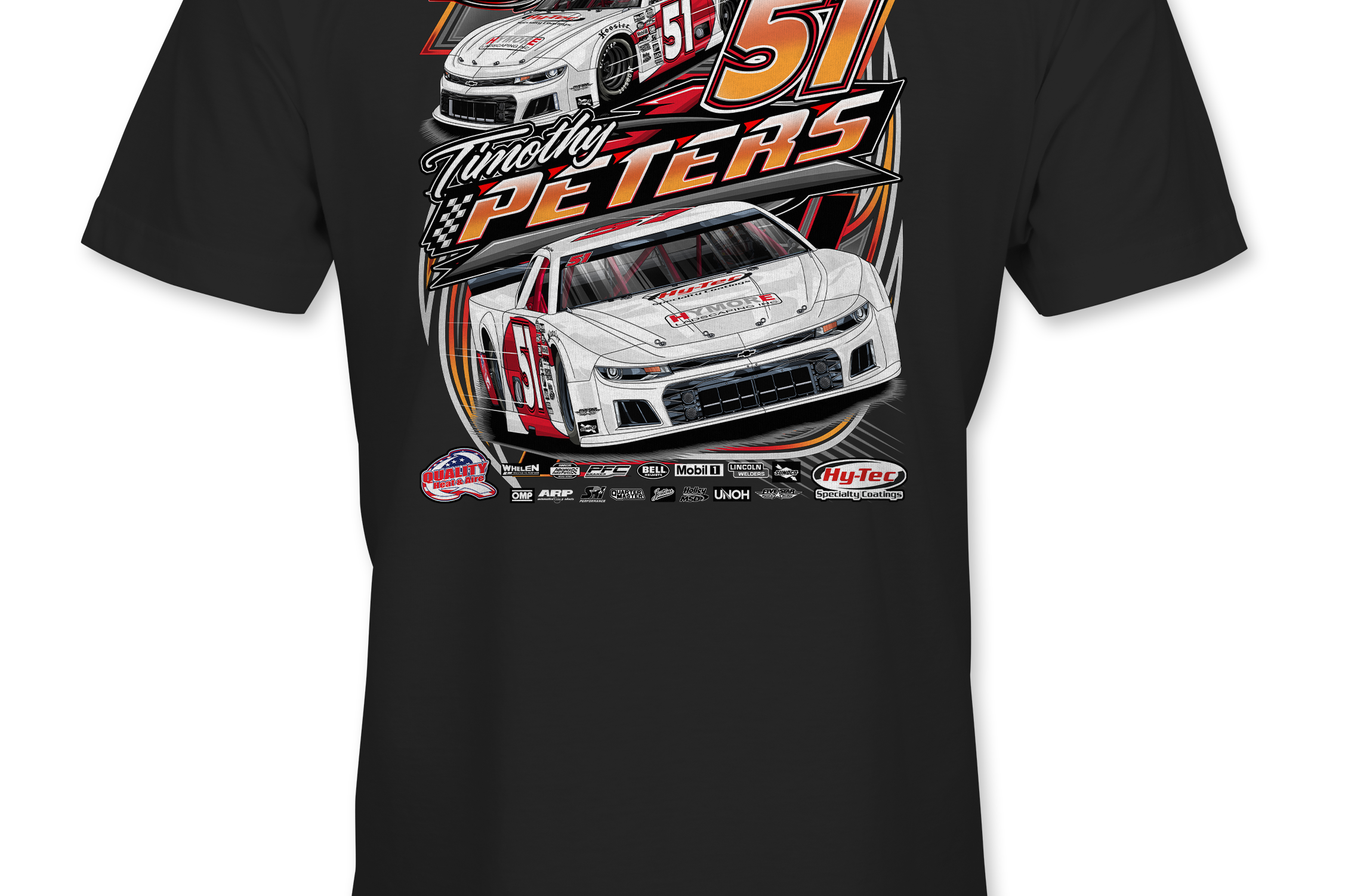 Timothy Peters T-Shirts Black Acid Apparel