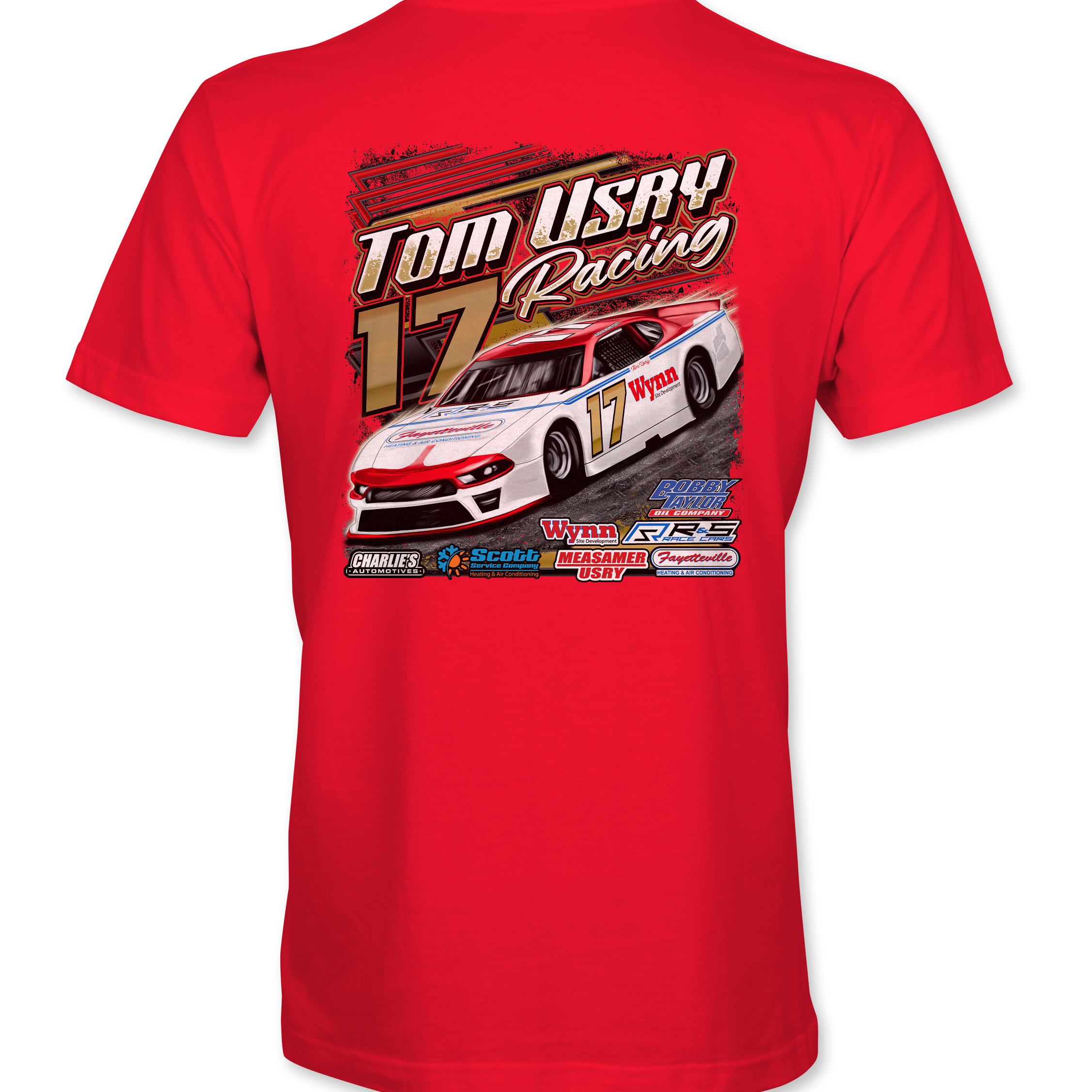 Tom Usry Racing - Kaden Honeycutt T-Shirts Black Acid Apparel