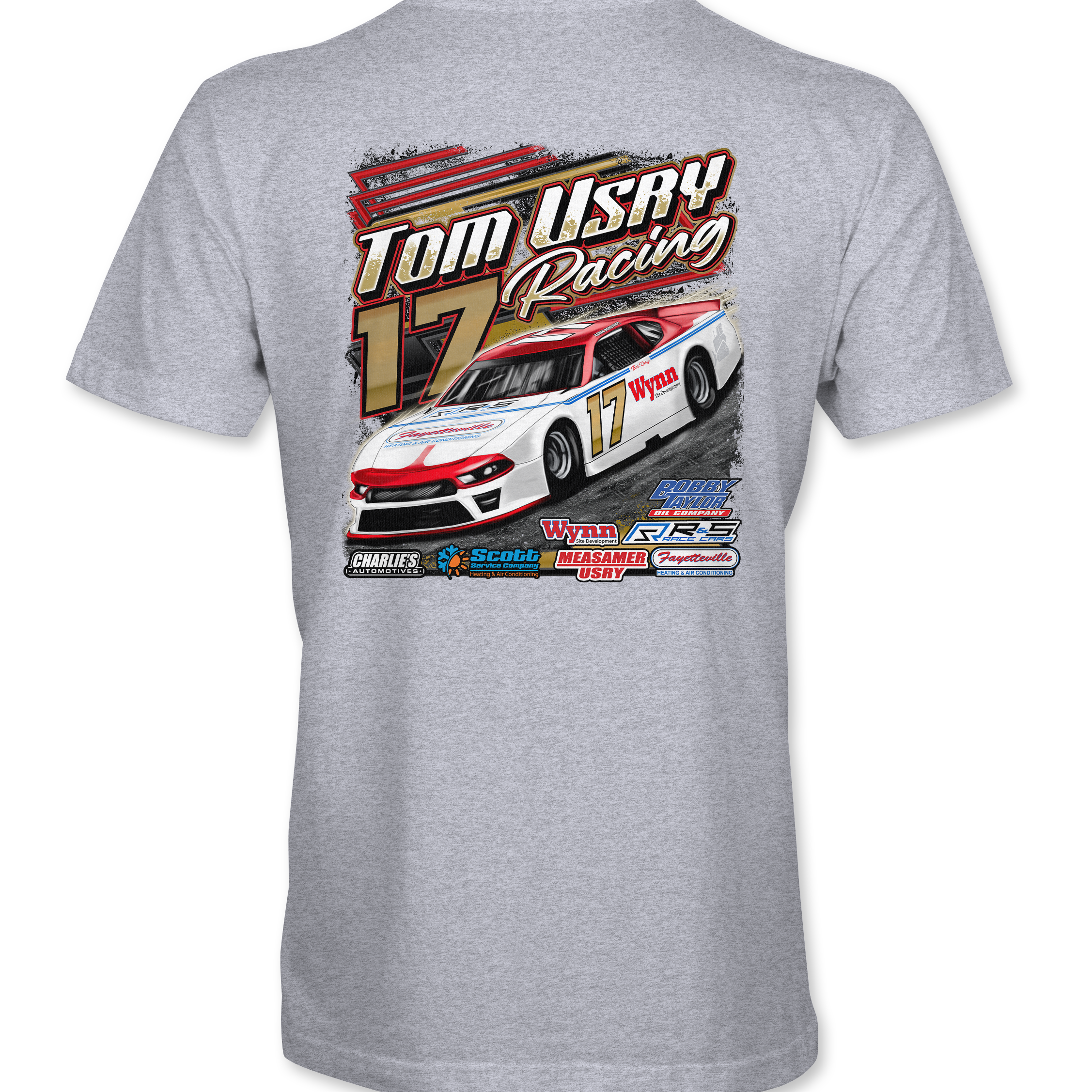 Tom Usry Racing - Kaden Honeycutt T-Shirts Black Acid Apparel