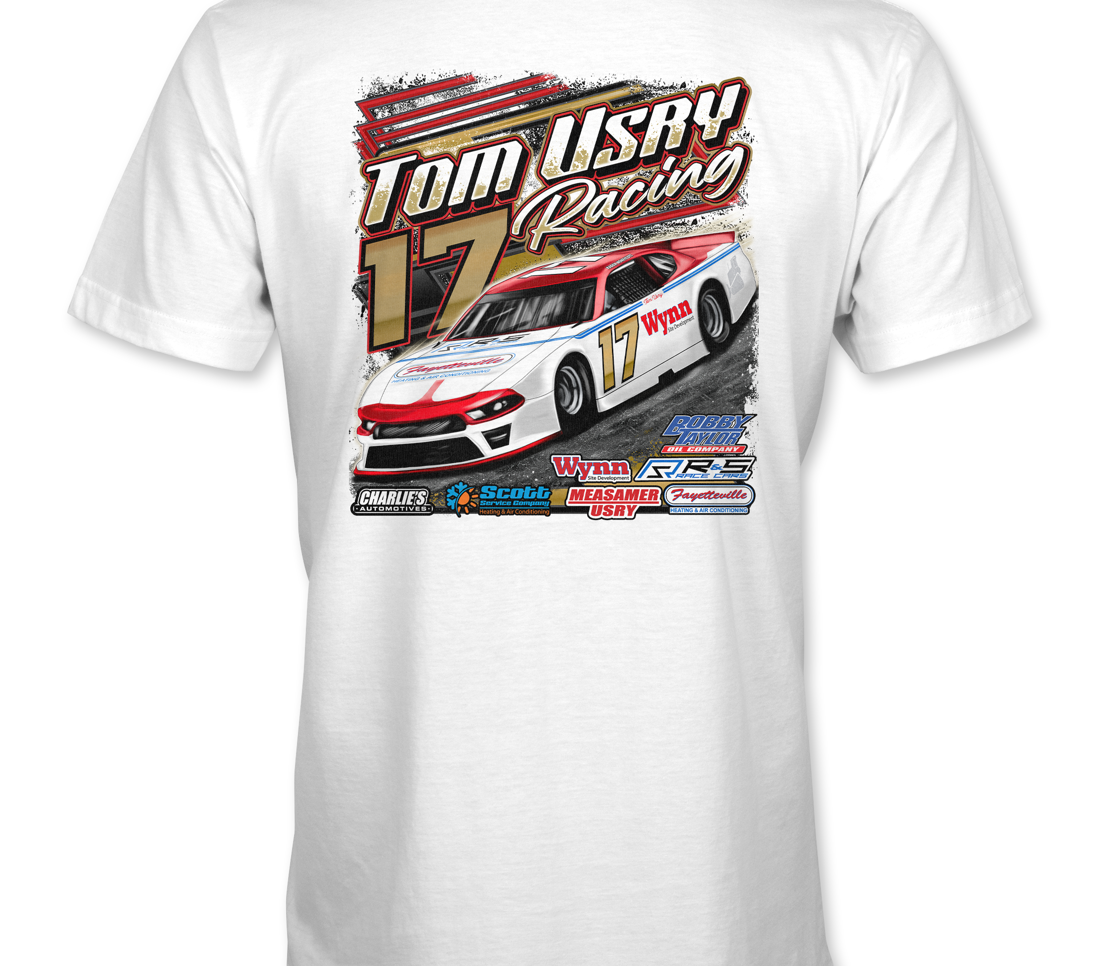 Tom Usry Racing - Kaden Honeycutt T-Shirts Black Acid Apparel