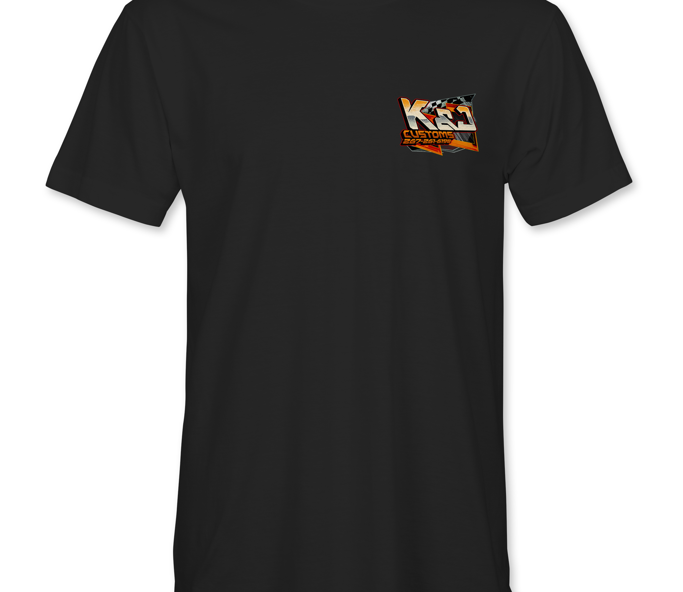 K&J Customs T-Shirts Black Acid Apparel