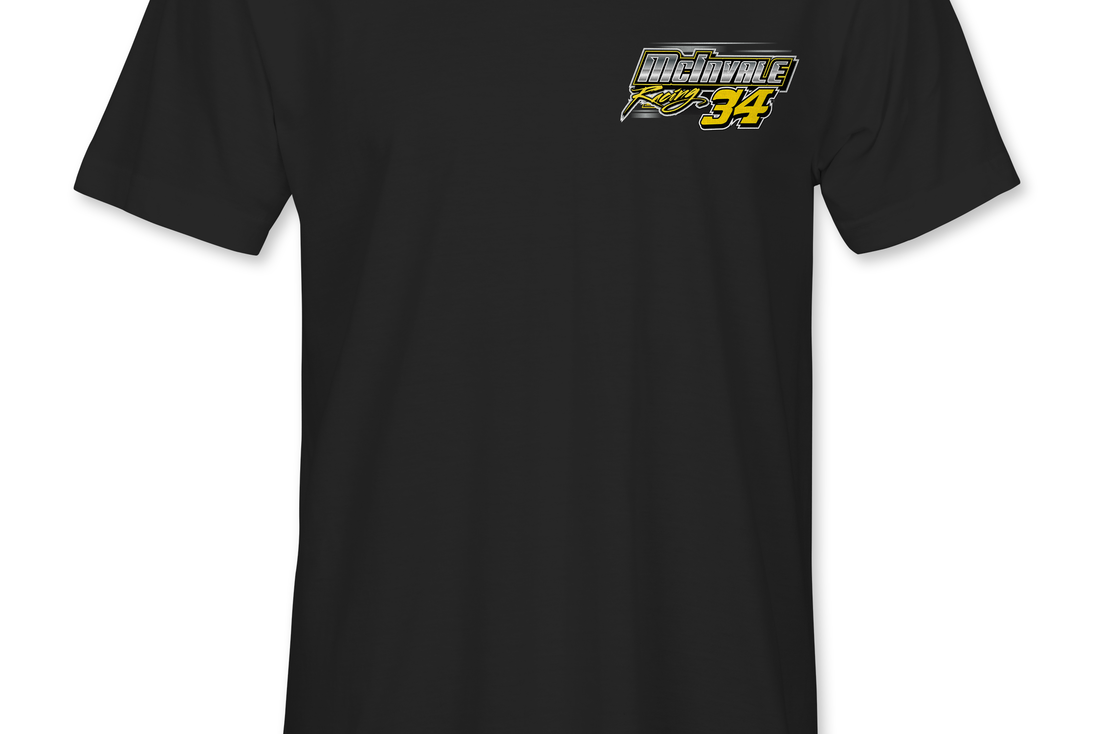 McInvale Racing Black T-Shirts Black Acid Apparel