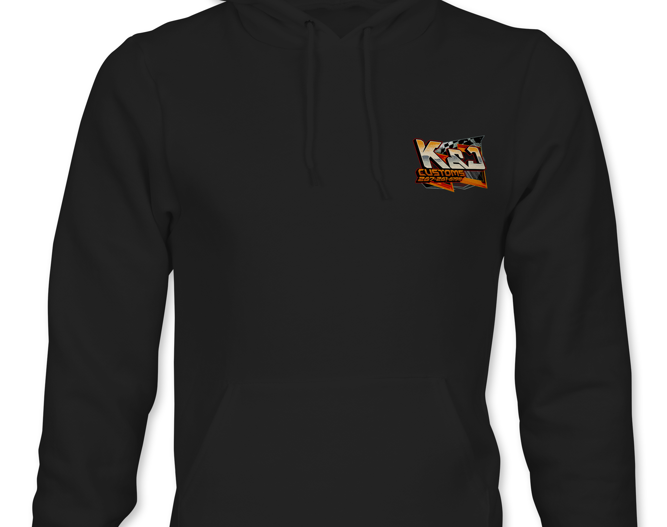 K&J Customs Hoodies Black Acid Apparel