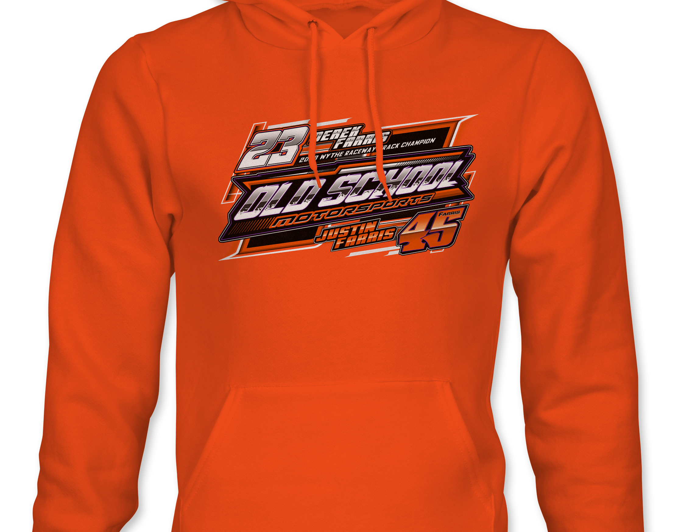 Old School Motorsports Racing Hoodies Black Acid Apparel