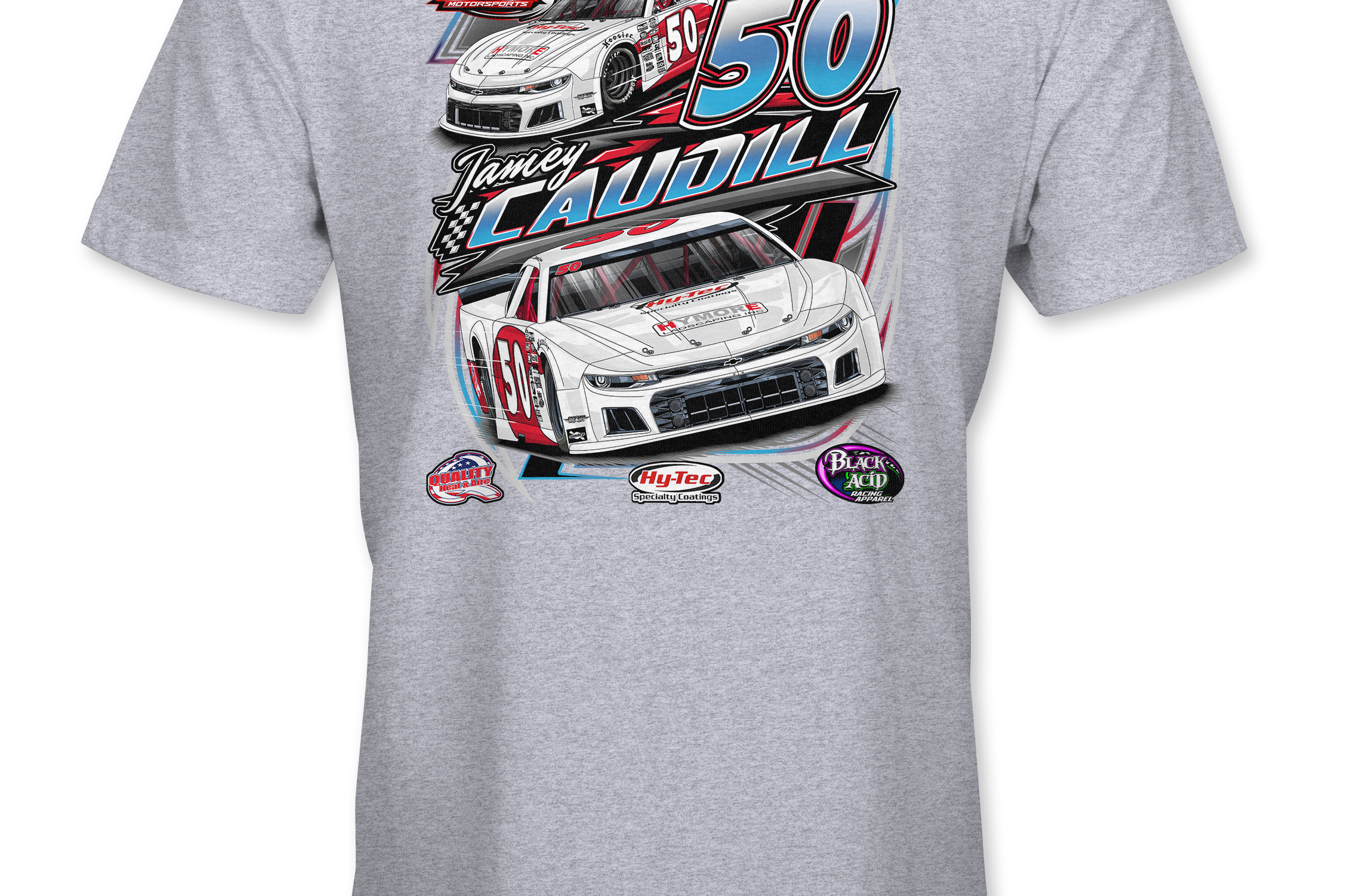 Jamey Caudill T-Shirts Black Acid Apparel