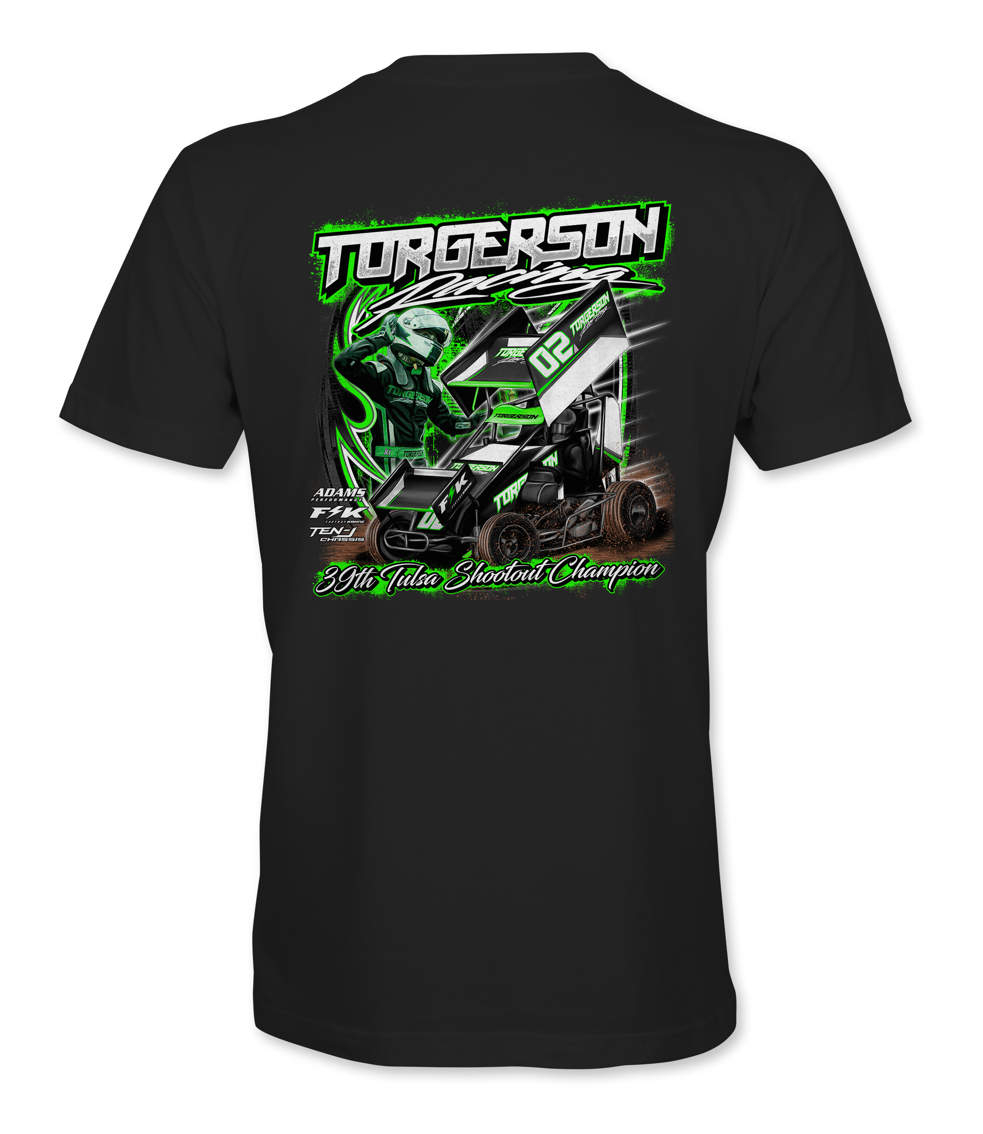 Ashton Tulsa Shootout 2025 TShirts Black Acid Apparel