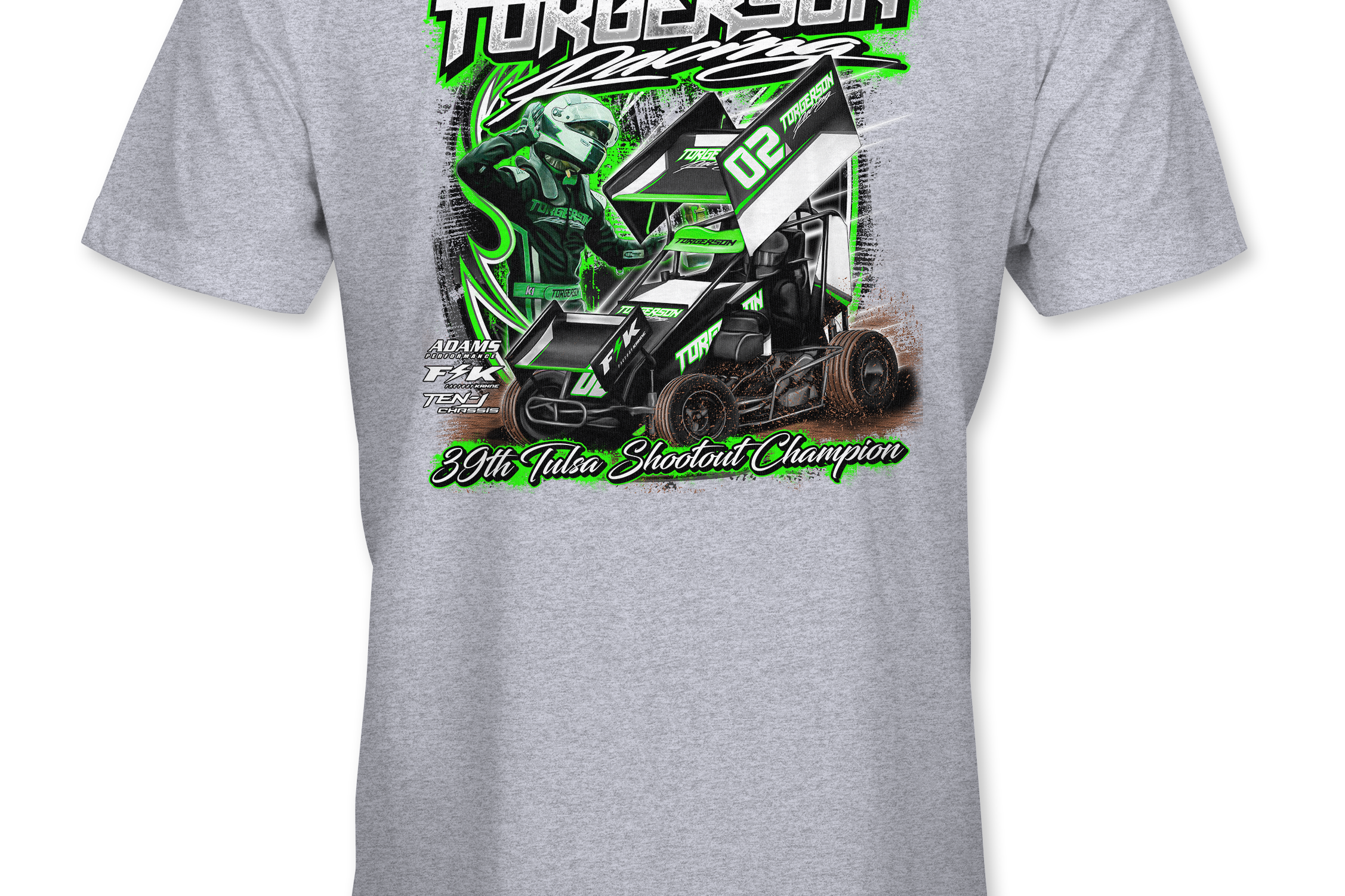 Ashton Torgerson Tulsa Shootout 2024 T-Shirts Black Acid Apparel
