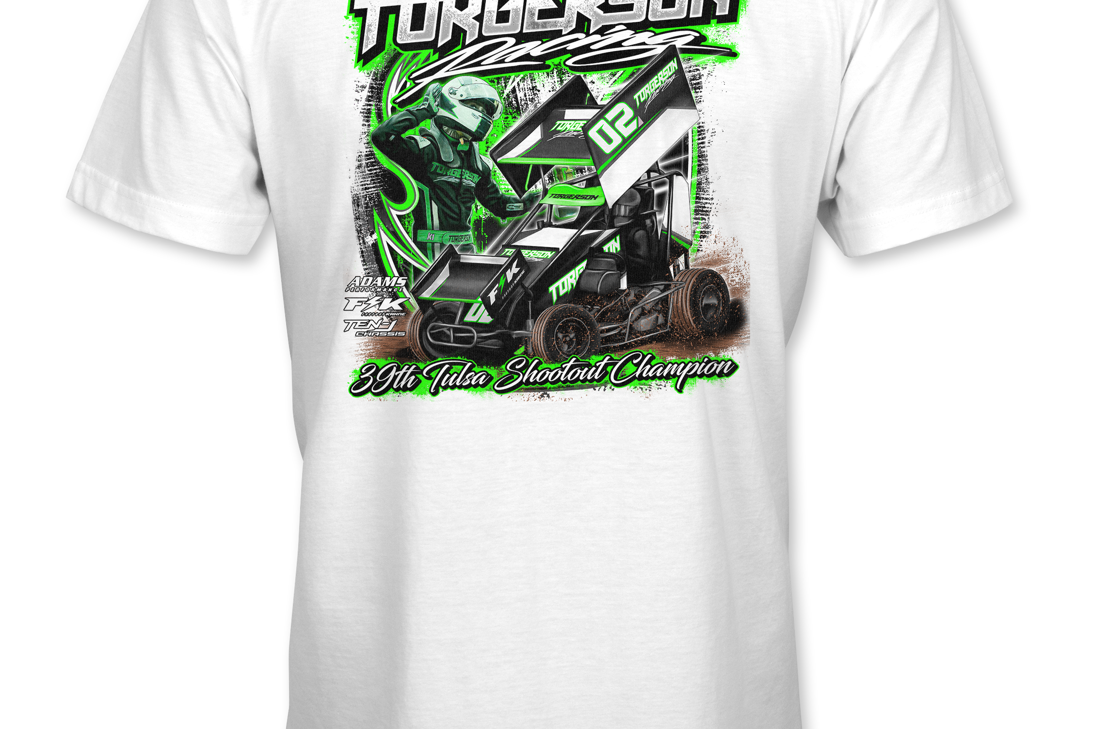 Ashton Torgerson Tulsa Shootout 2024 T-Shirts Black Acid Apparel