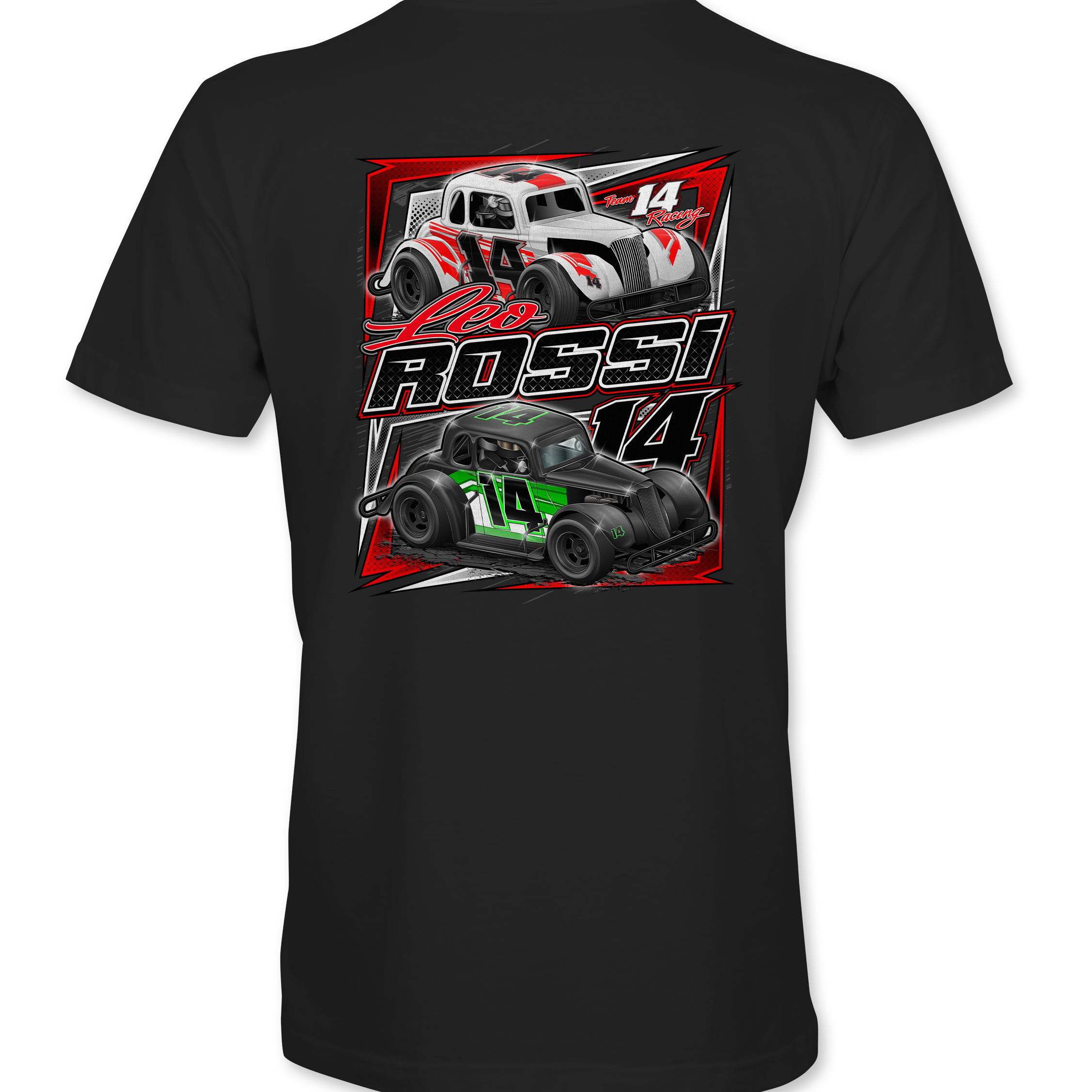 Leo Rossi T-Shirts Black Acid Apparel