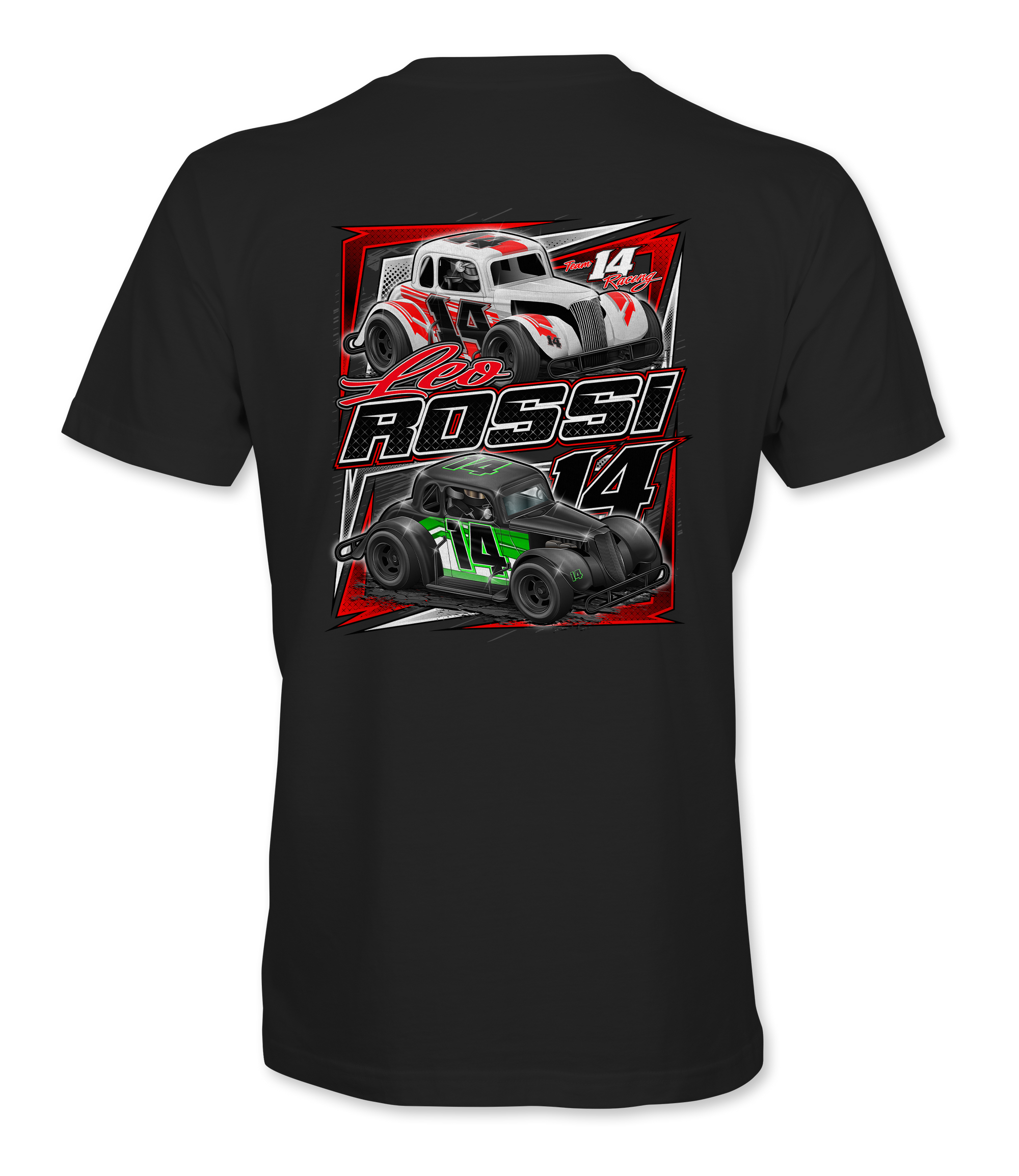 Leo Rossi T-Shirts Black Acid Apparel