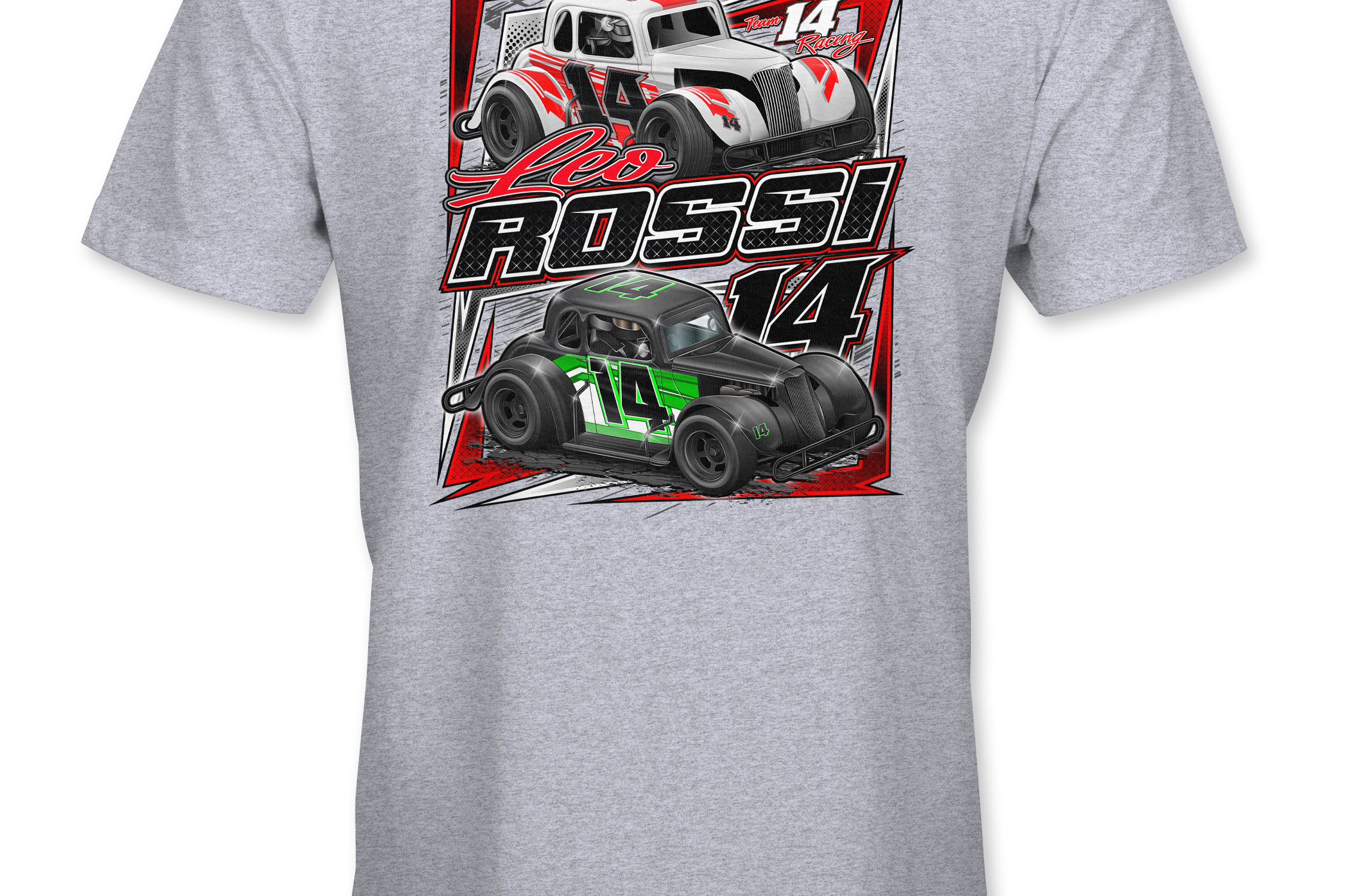 Leo Rossi T-Shirts Black Acid Apparel