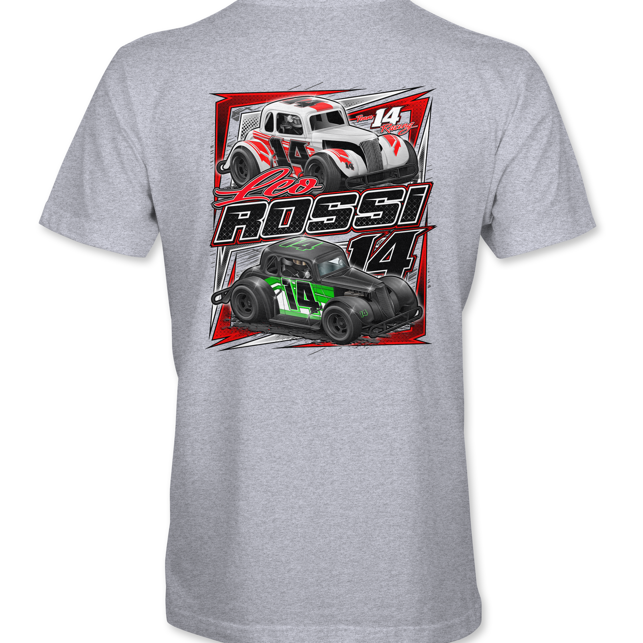 Leo Rossi T-Shirts Black Acid Apparel