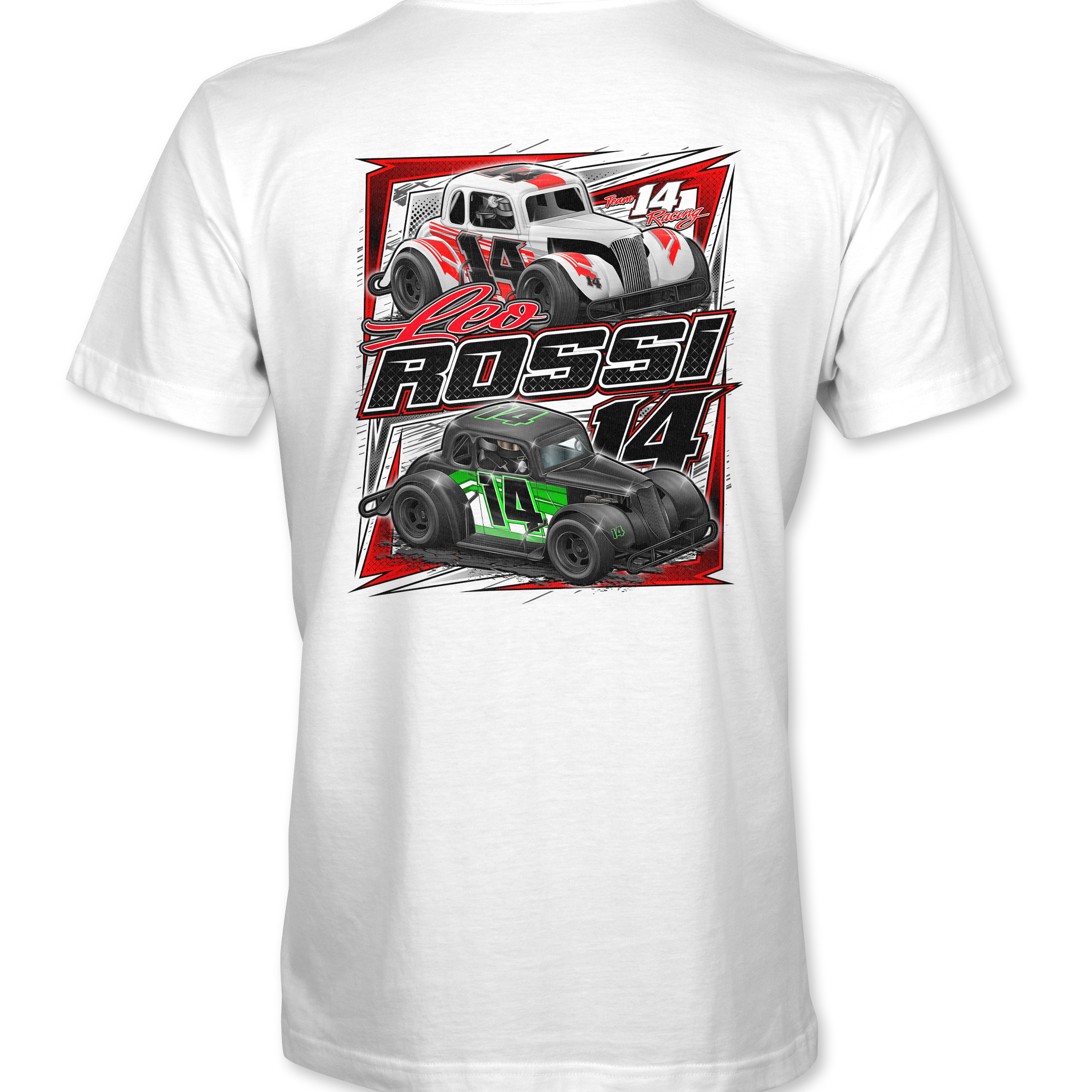 Leo Rossi T-Shirts Black Acid Apparel