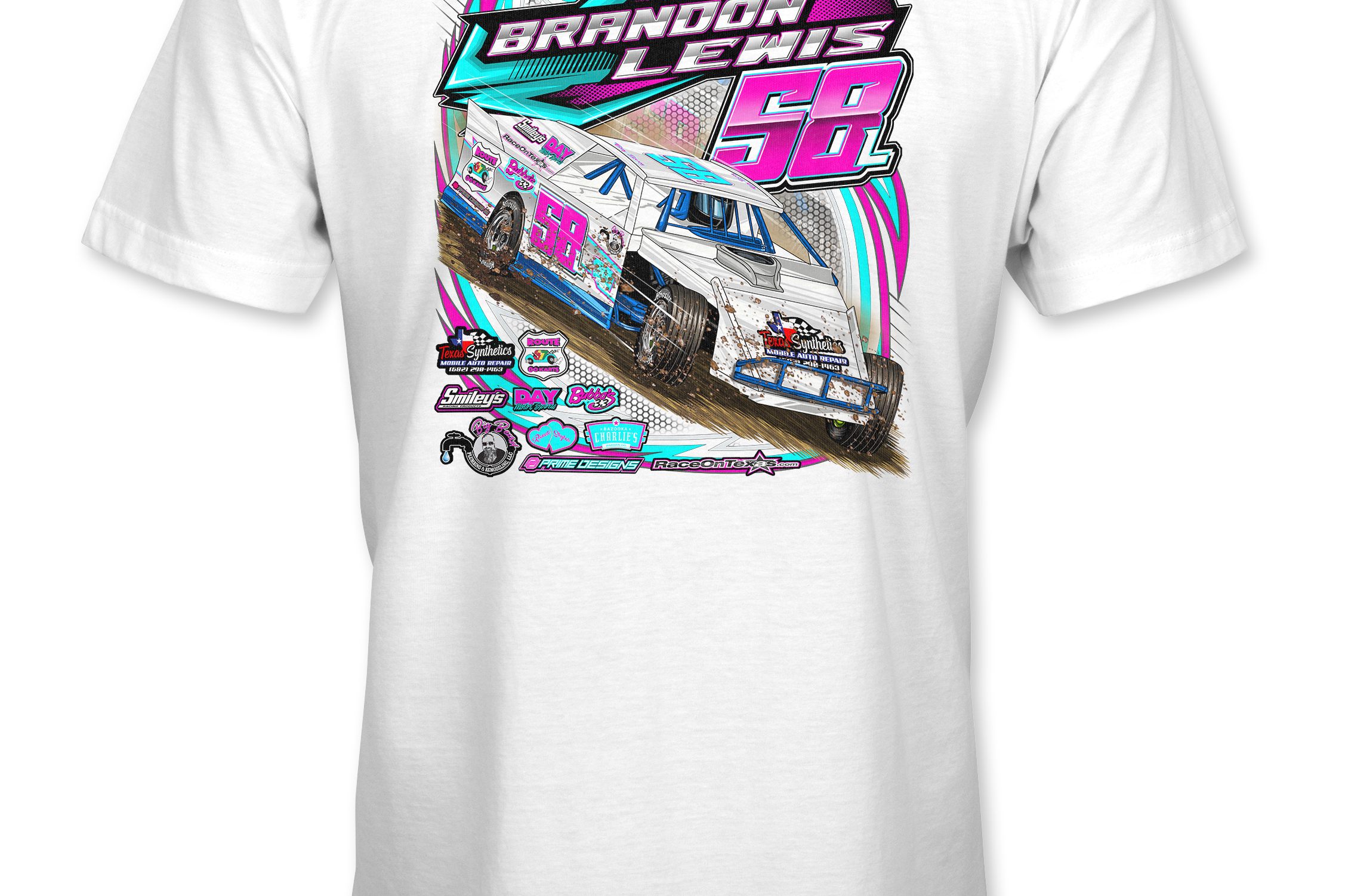 Brandon Lewis 2023 T-Shirts Black Acid Apparel