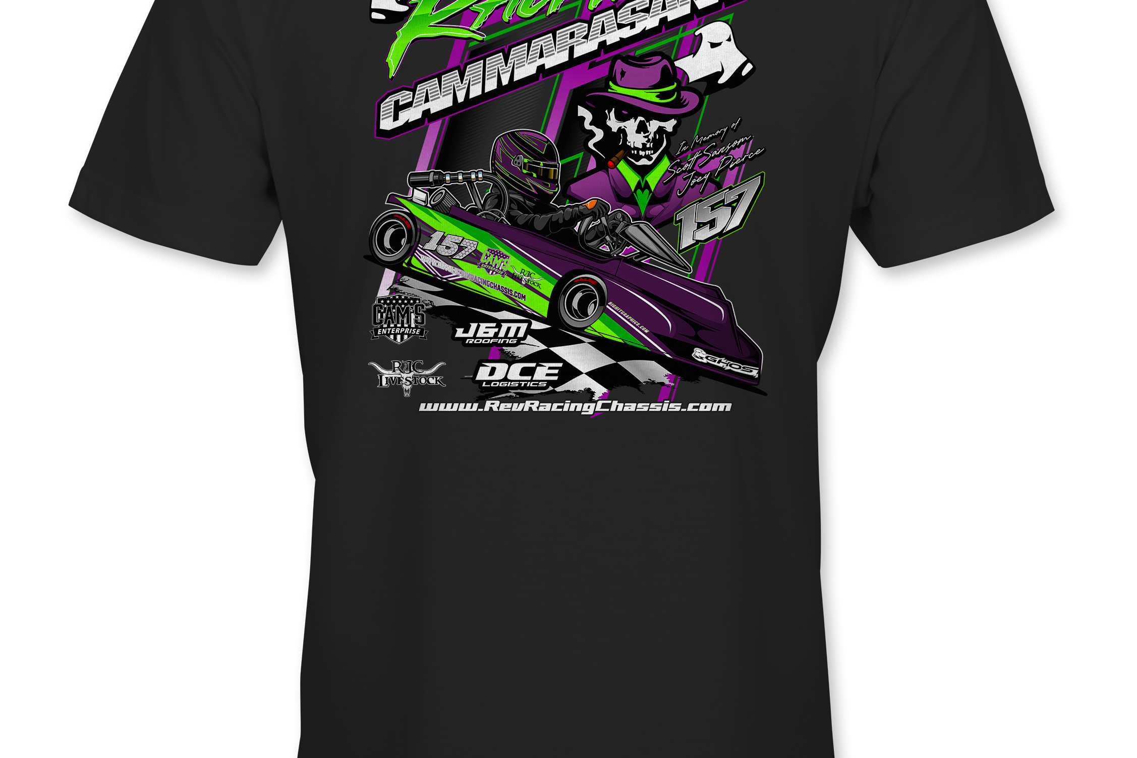 Ralph Cammarasana T-Shirts Black Acid Apparel