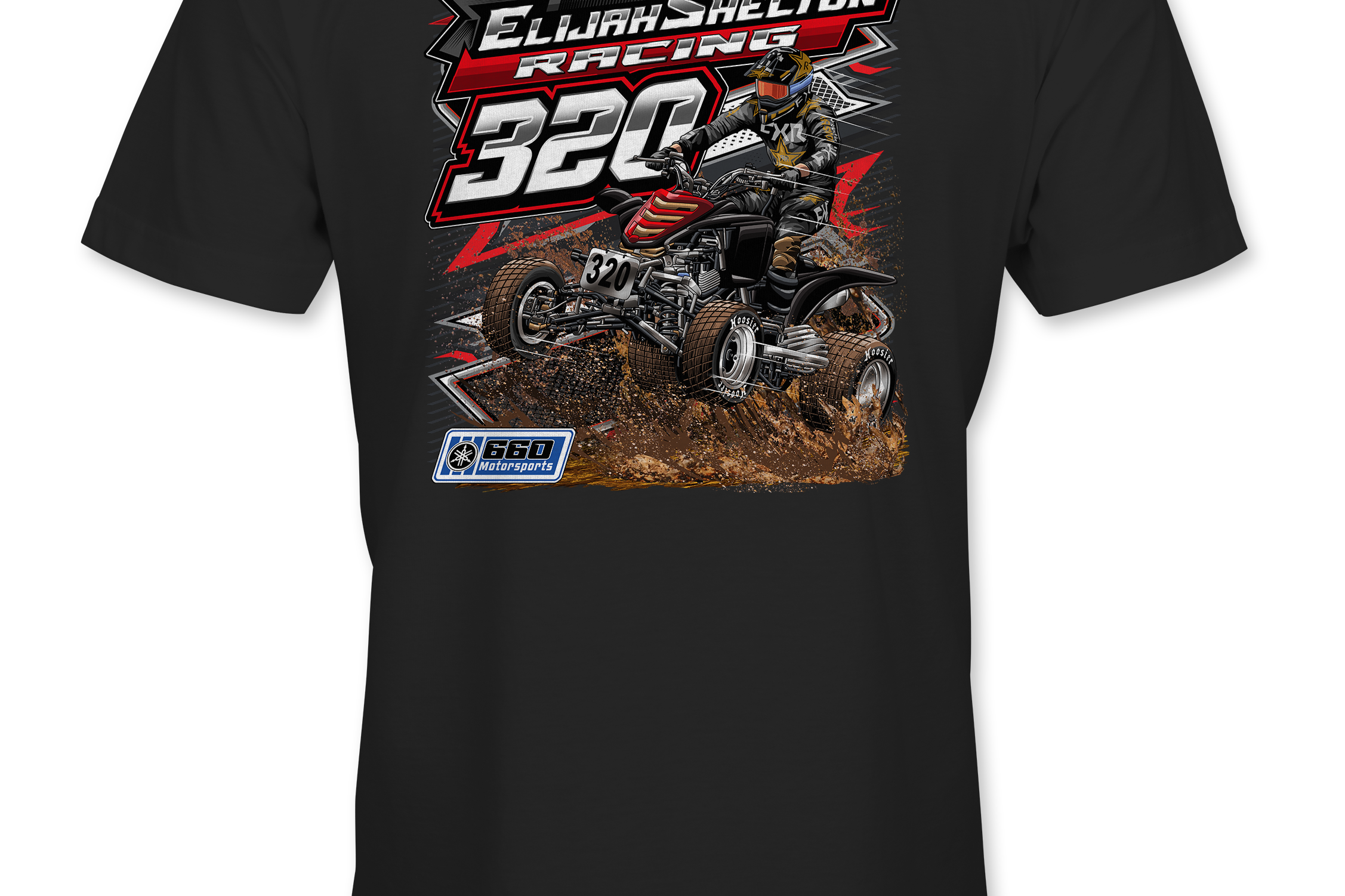 Elijah Shelton T-Shirts Black Acid Apparel