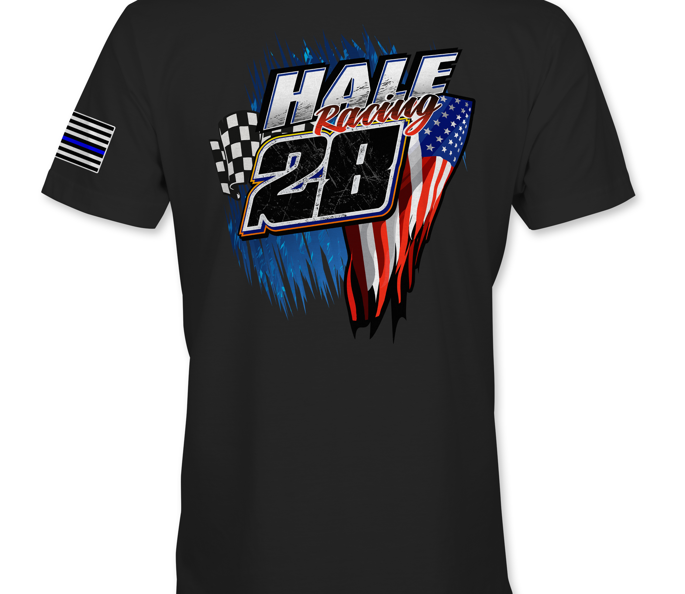 Hale Racing T-Shirts Black Acid Apparel