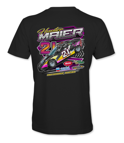 Hunter Maier T-Shirts Black Acid Apparel