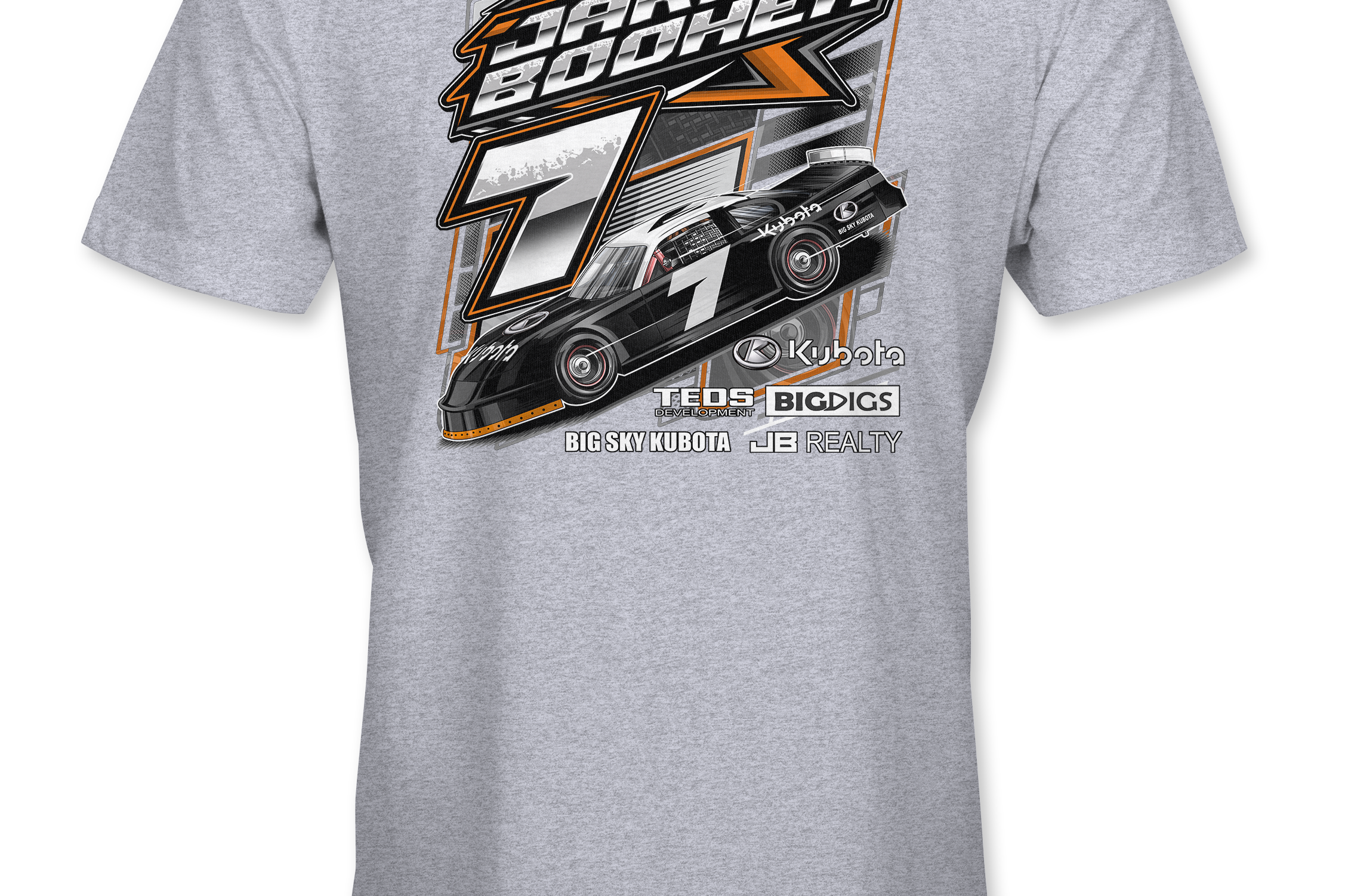 Jake Booher T-Shirts Black Acid Apparel