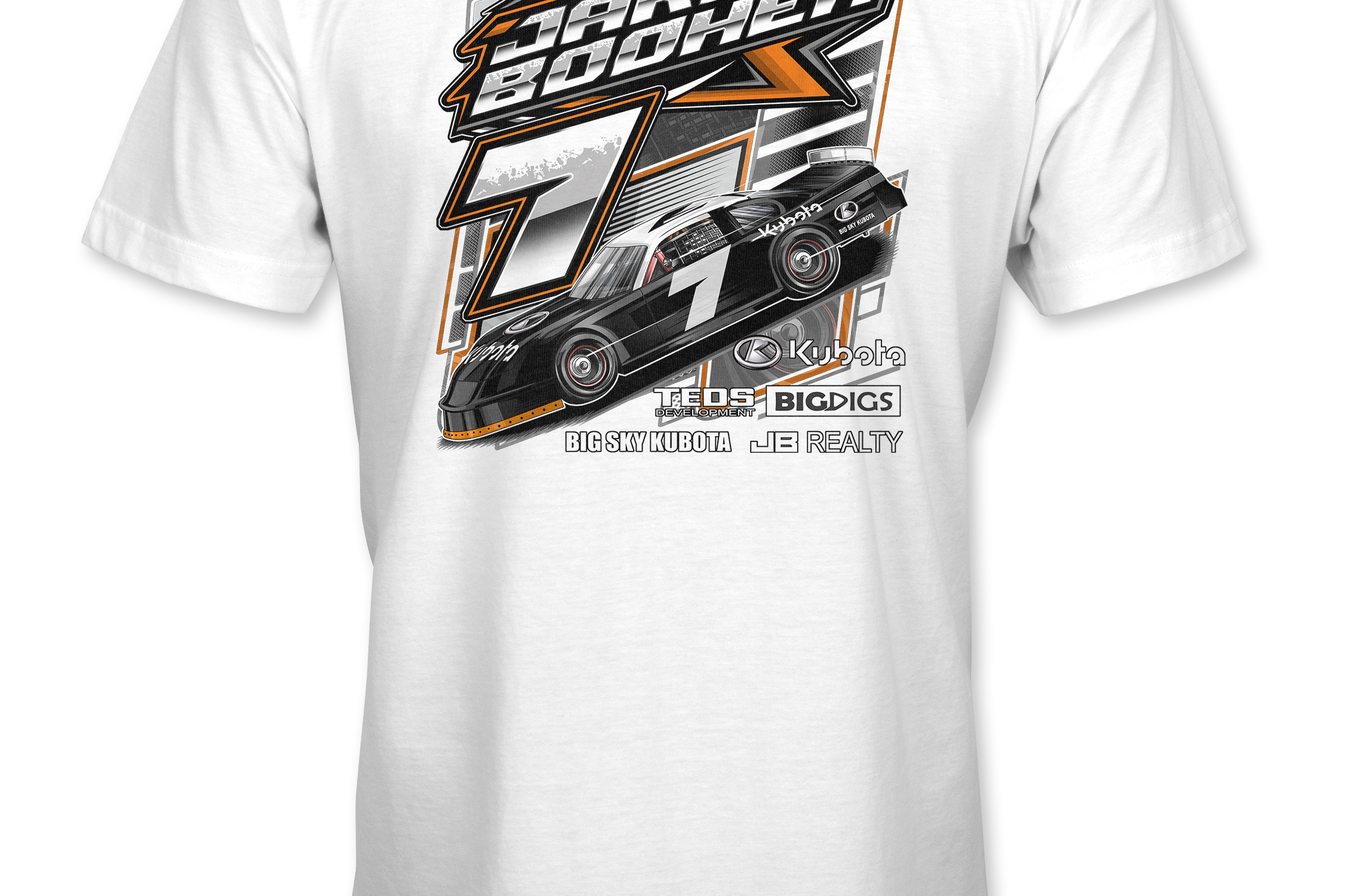 Jake Booher T-Shirts Black Acid Apparel
