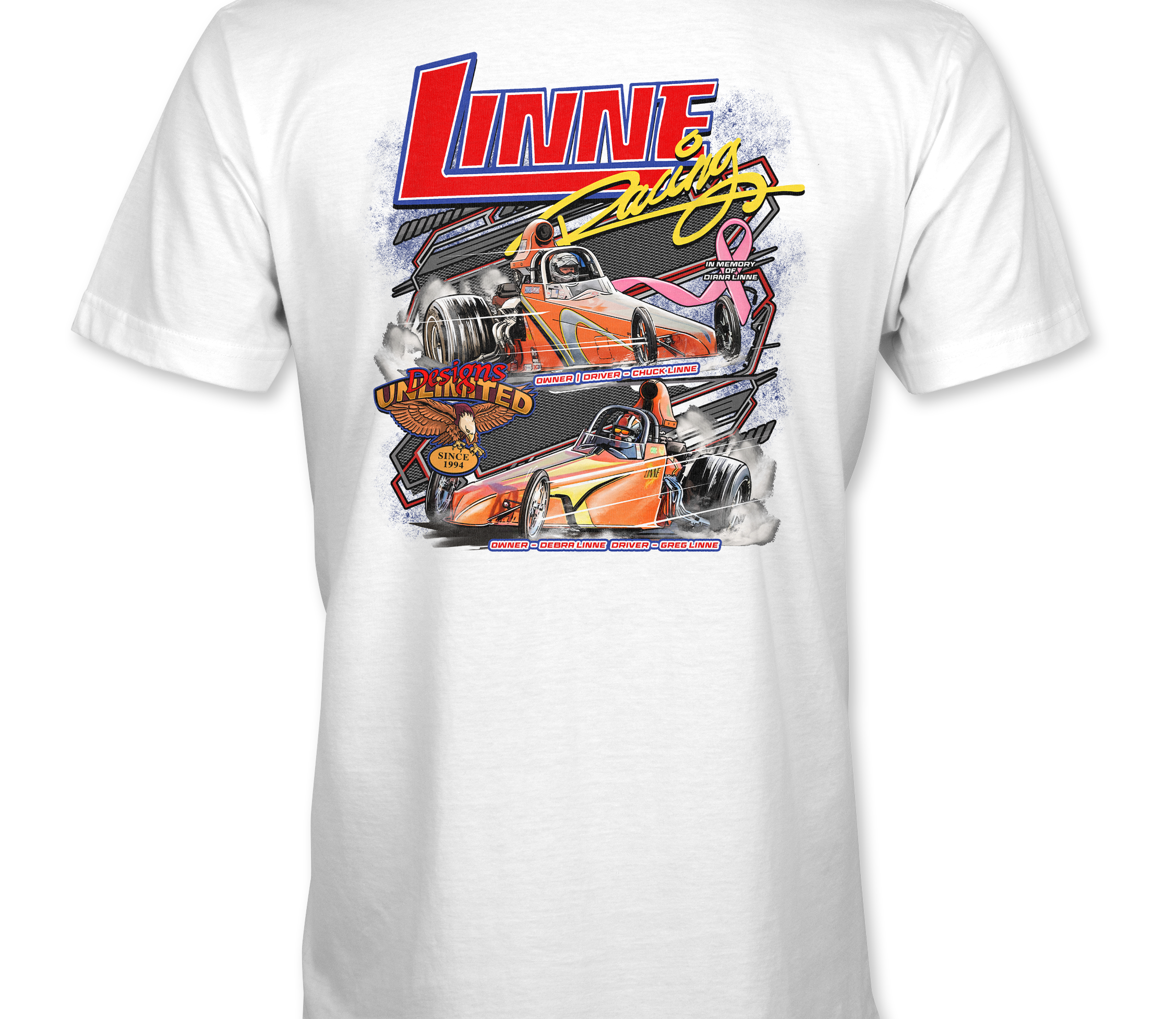 Linne Racing T-Shirts Black Acid Apparel