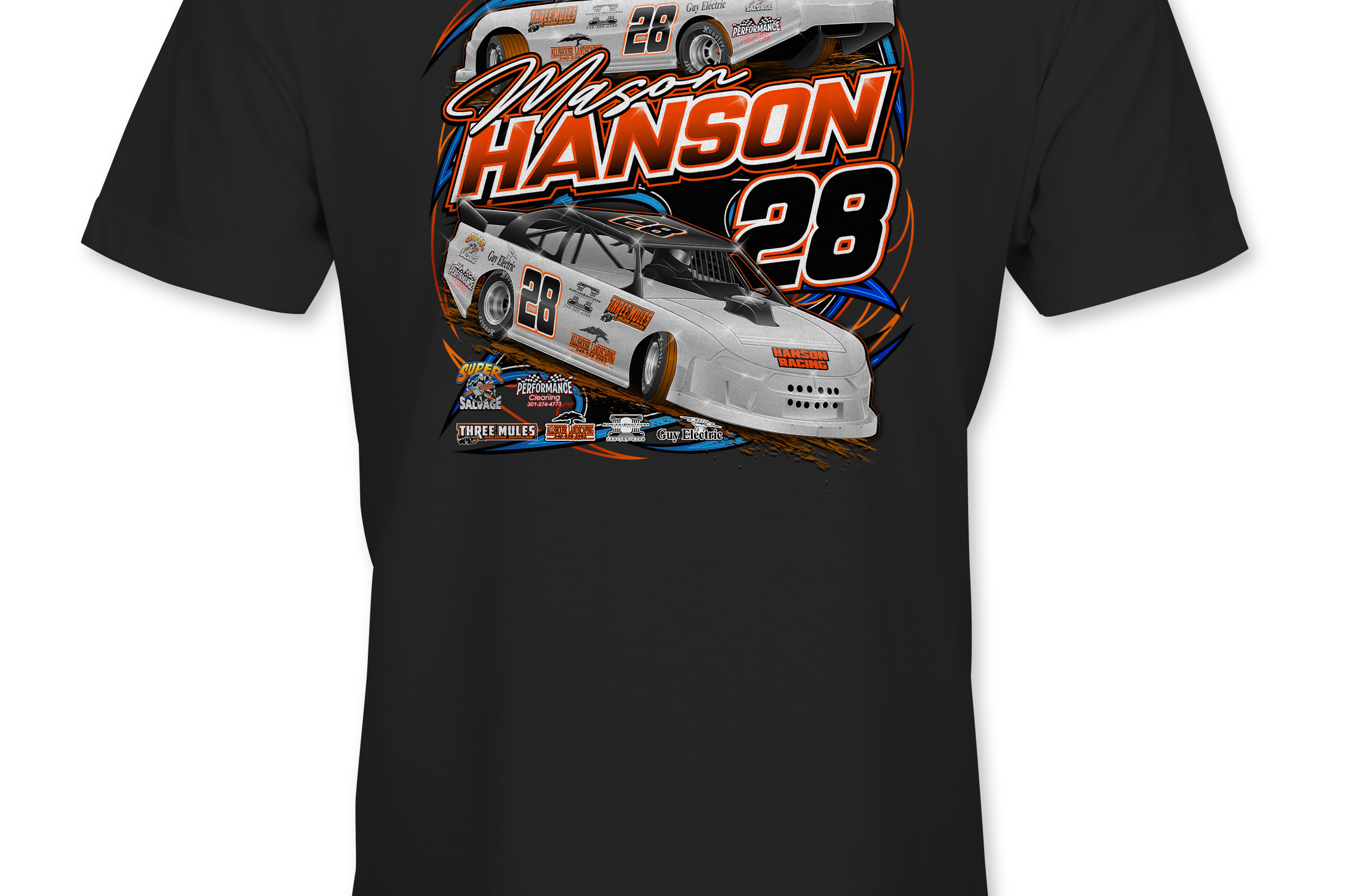 Mason Hanson T-Shirts Black Acid Apparel