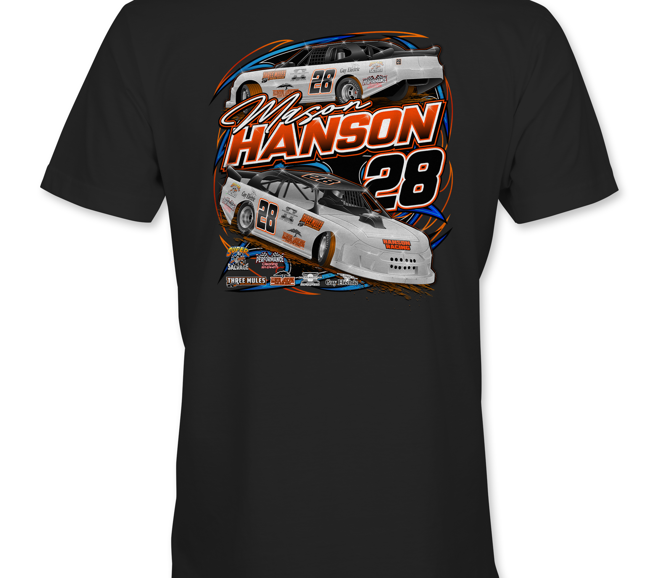 Mason Hanson T-Shirts Black Acid Apparel