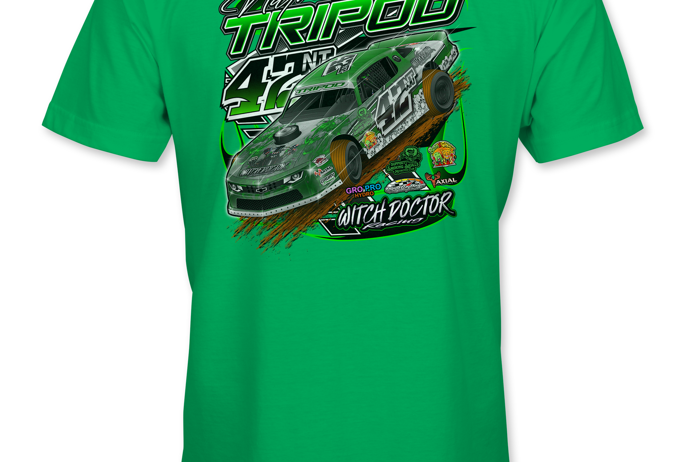 Nathan Tripod T-Shirts Black Acid Apparel