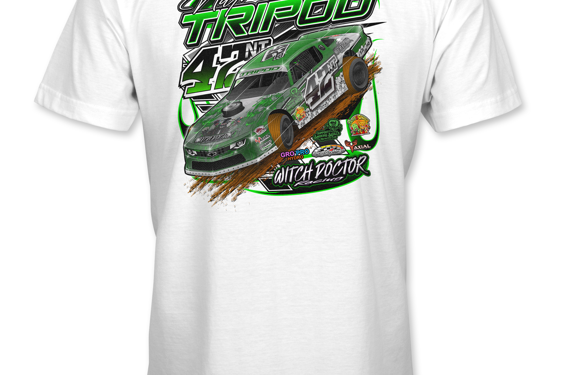 Nathan Tripod T-Shirts Black Acid Apparel